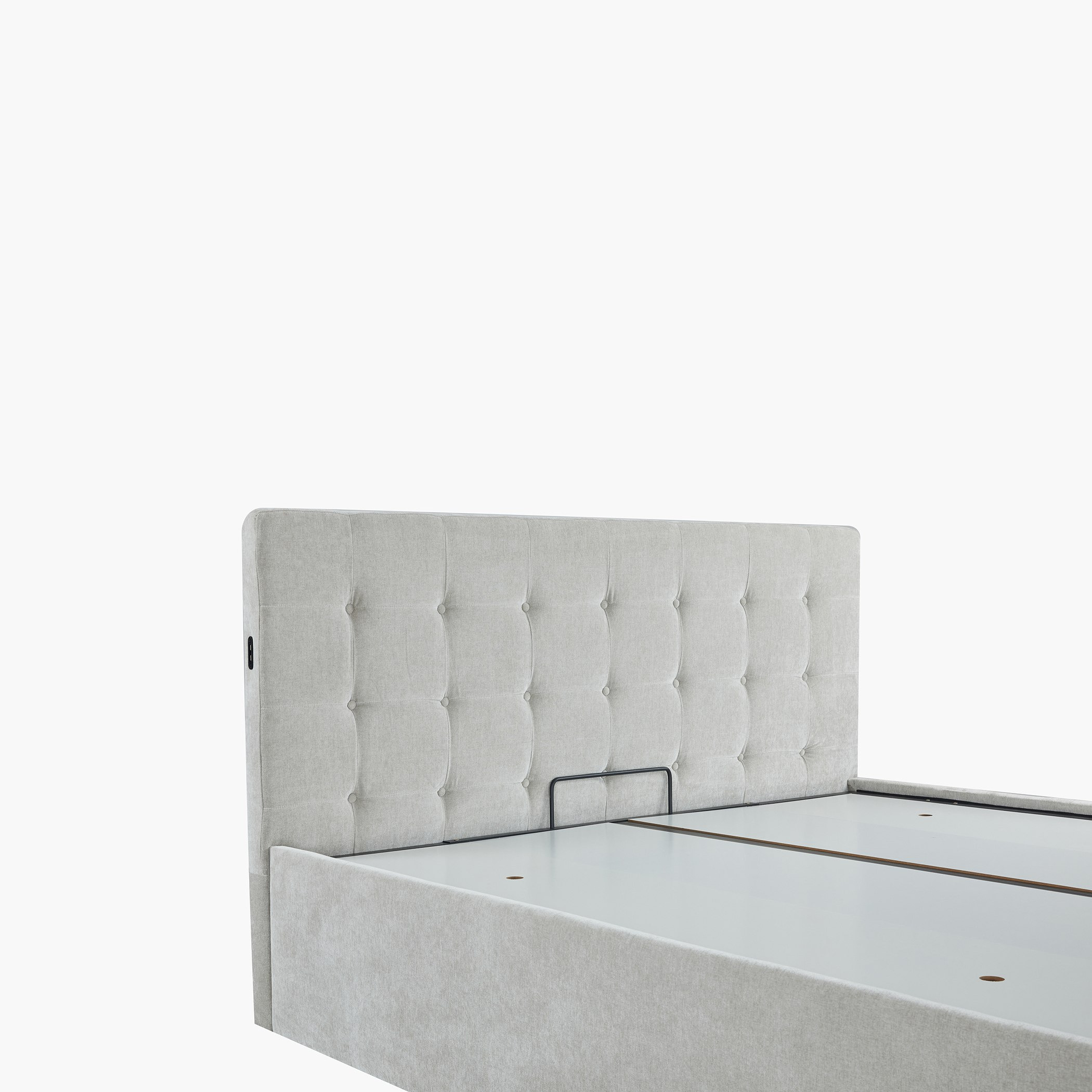 سرير توين بمساحة تخزين هيدروليك ذكية من أورلاندو - 120x200 سم-hbxbedroom-bedsandbedsets-upholsteredbeds-twin-image-9