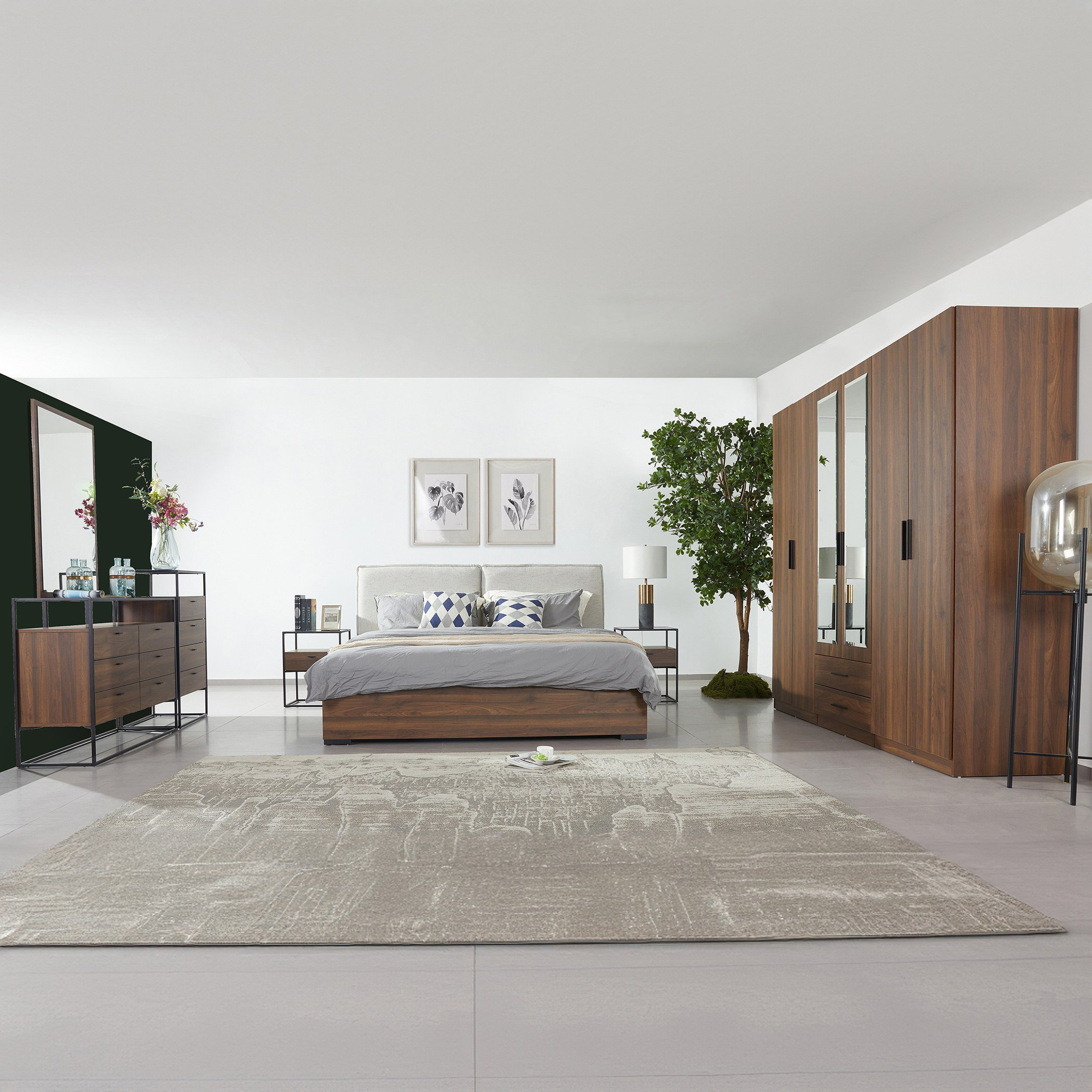 وحدة تخزين 4 أدراج من روبي-hbxfurniture-dressersandchests-chestofdrawers-image-9