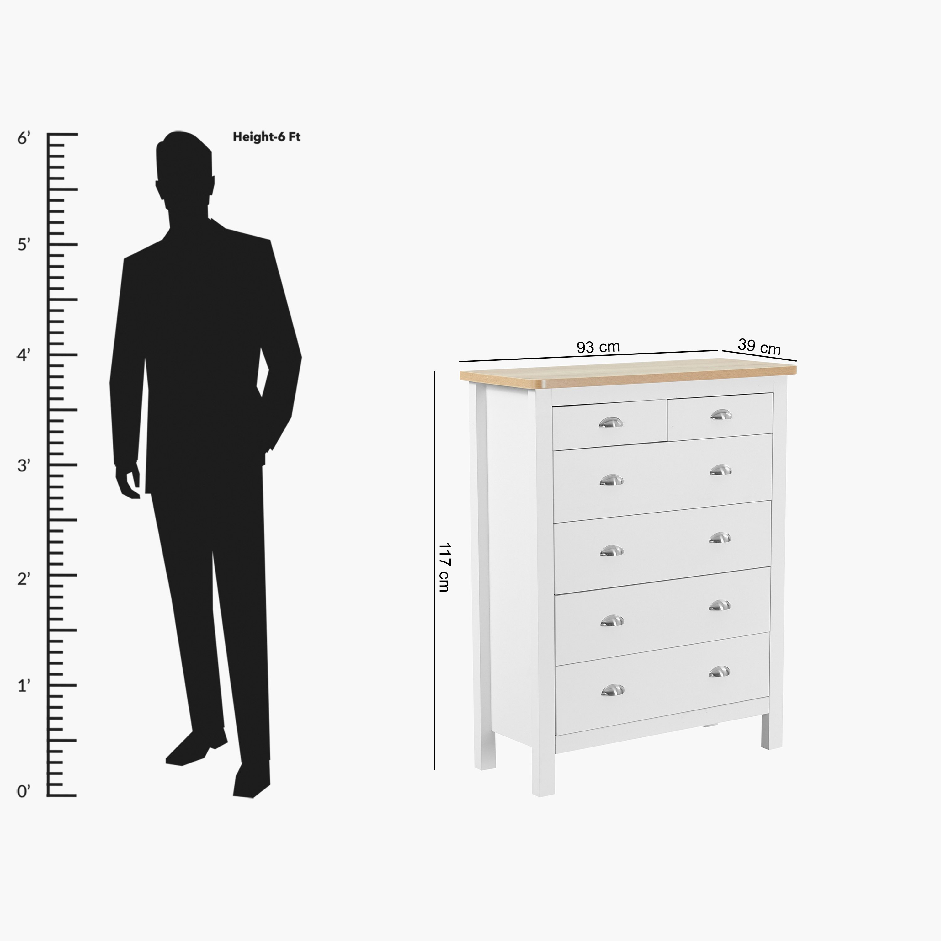 وحدة تخزين 6 أدراج من لوسيانا-hbxfurniture-dressersandchests-chestofdrawers-image-7