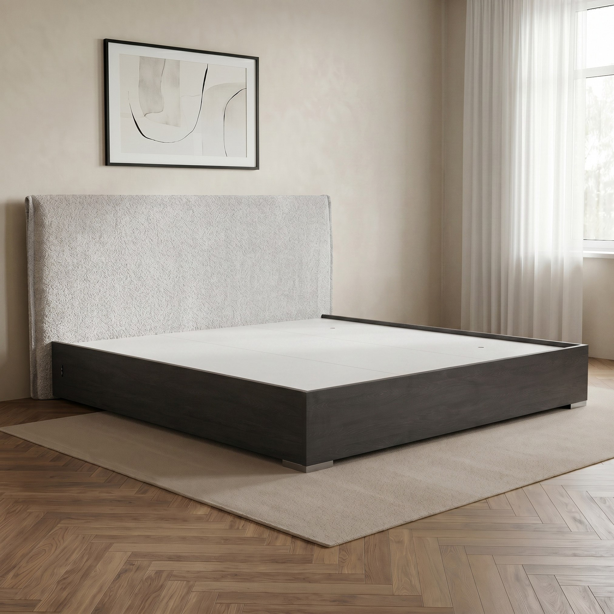 Cambridge Neo Smart 5-Piece Super King Bedroom Set - 200x200 cm-hbxbedroom-bedsandbedsets-bedroomsets-superking-image-6