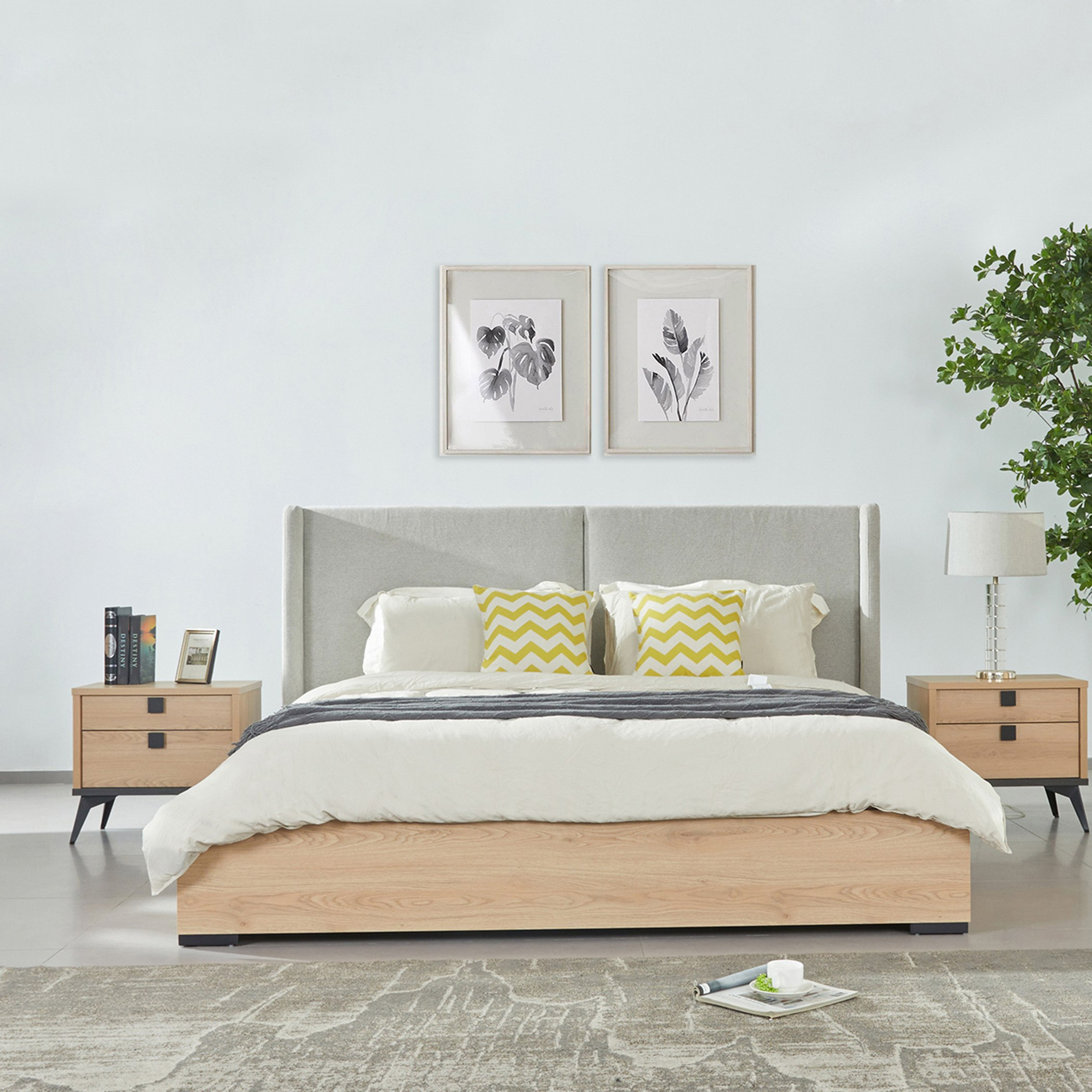 طقم غرفة نوم سوبر كينج 5 قطع من لوكا- 200x200 سم-hbxbedroom-bedsandbedsets-bedroomsets-superking-image-3