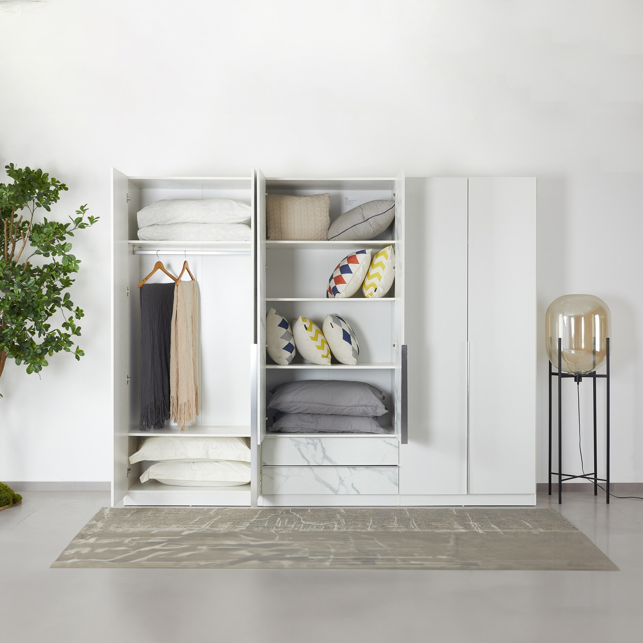 خزانة ملابس بـ6 أبواب ودرجين ومرآيا من أفالون-hbxfurniture-wardrobes-image-7