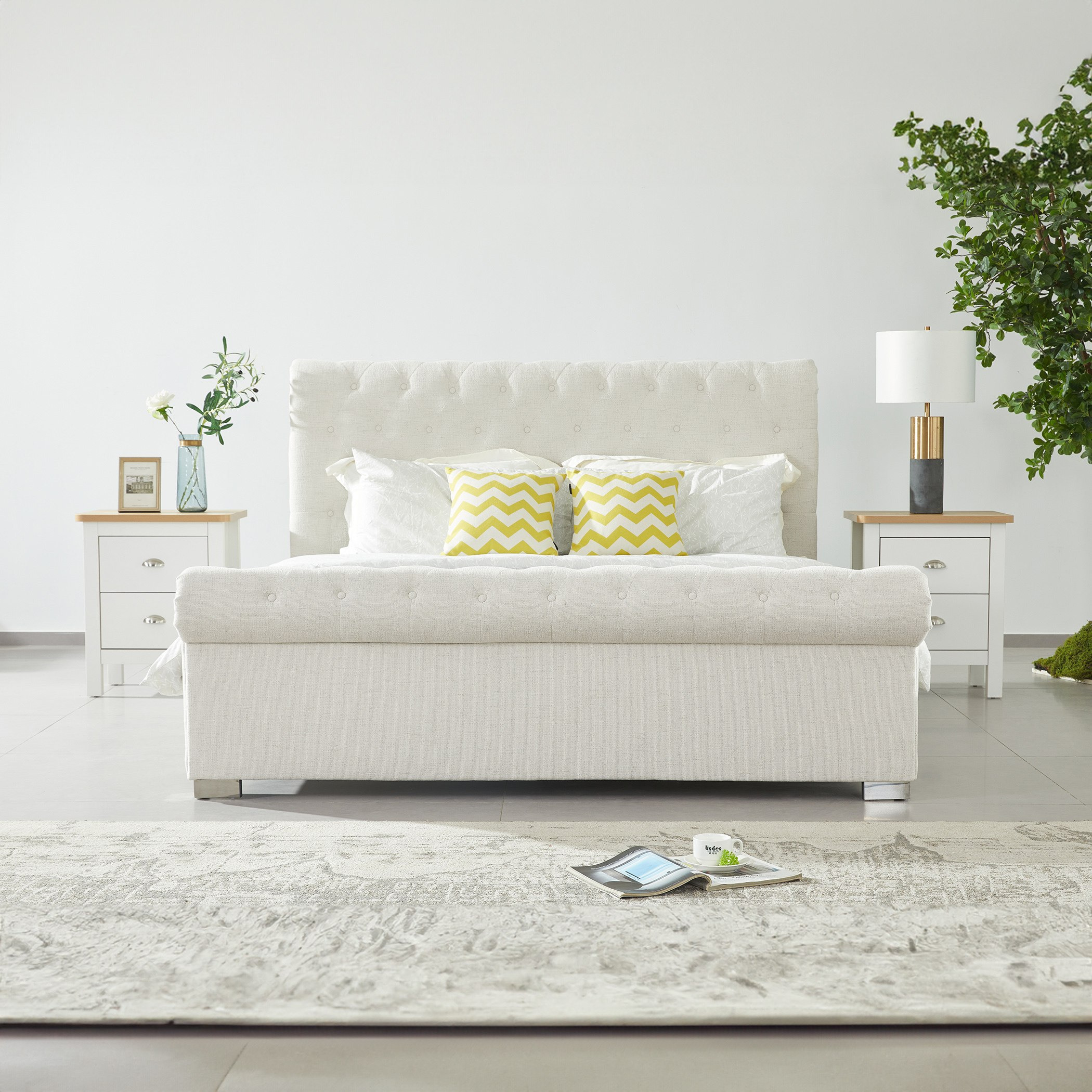 طقم غرفة نوم سوبر كينج 5 قطع من لوسيانا - 200x200 سم-hbxbedroom-bedsandbedsets-bedroomsets-superking-image-9