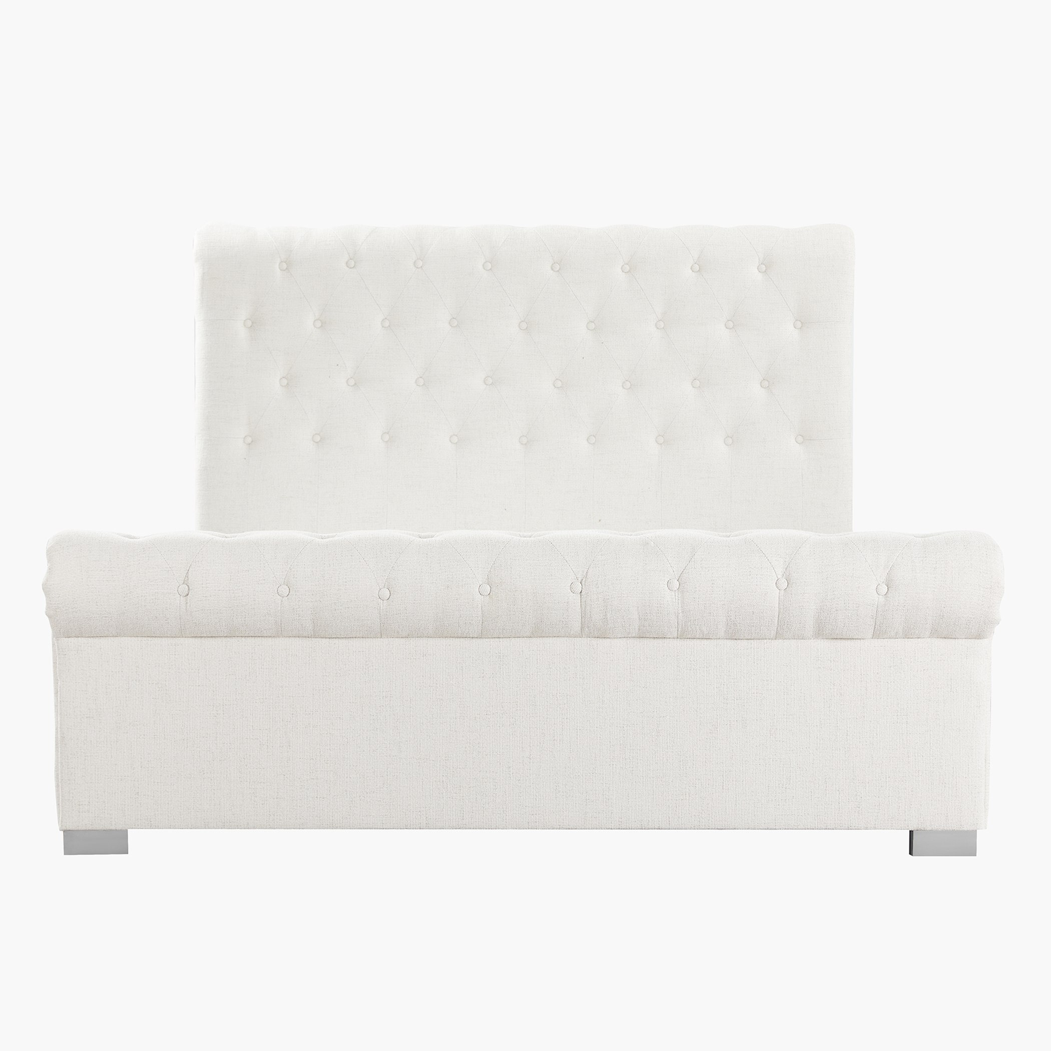 Movo Louisiana Upholstered Queen Bed - 160x200 cm-hbxbedroom-bedsandbedsets-beds-queen-image-2