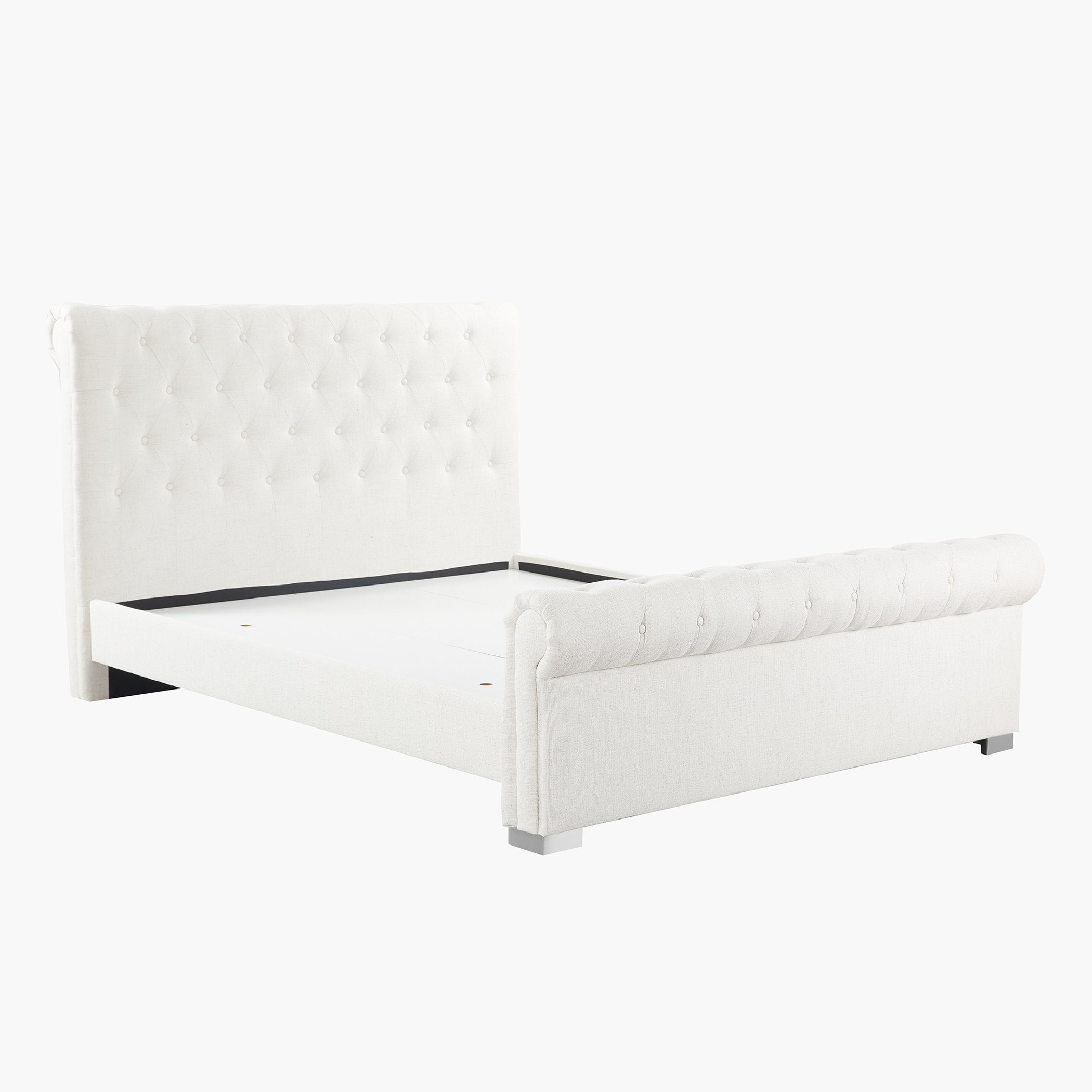 Movo Louisiana Upholstered Queen Bed - 160x200 cm-hbxbedroom-bedsandbedsets-beds-queen-image-3