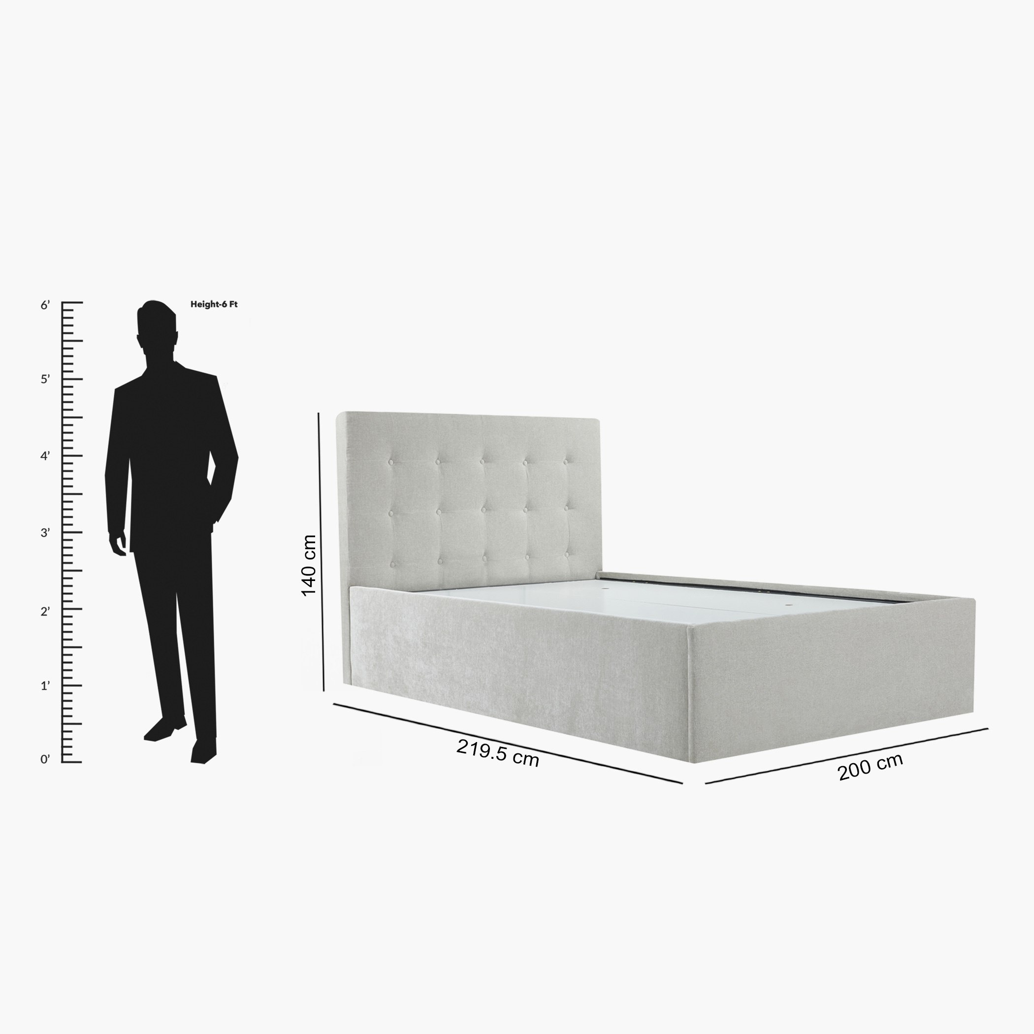 سرير كوين منجد من أورلاندو - 140x200 سم-hbxbedroom-bedsandbedsets-beds-queen-image-6