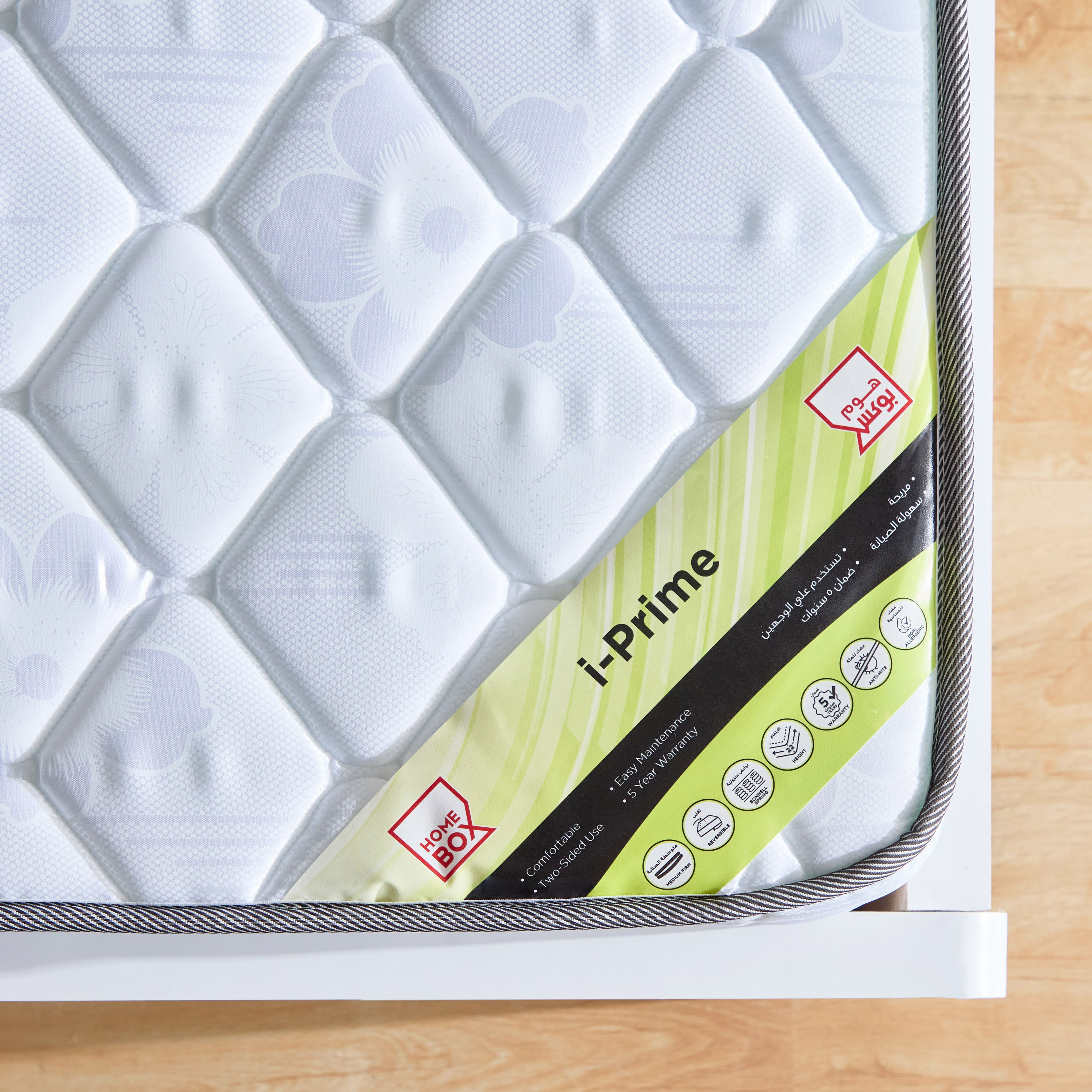 i-Prime Single Bonnell Spring Mattress - 90x190x22 cm-hbxfurniture-bedroom-mattresses-single-image-6