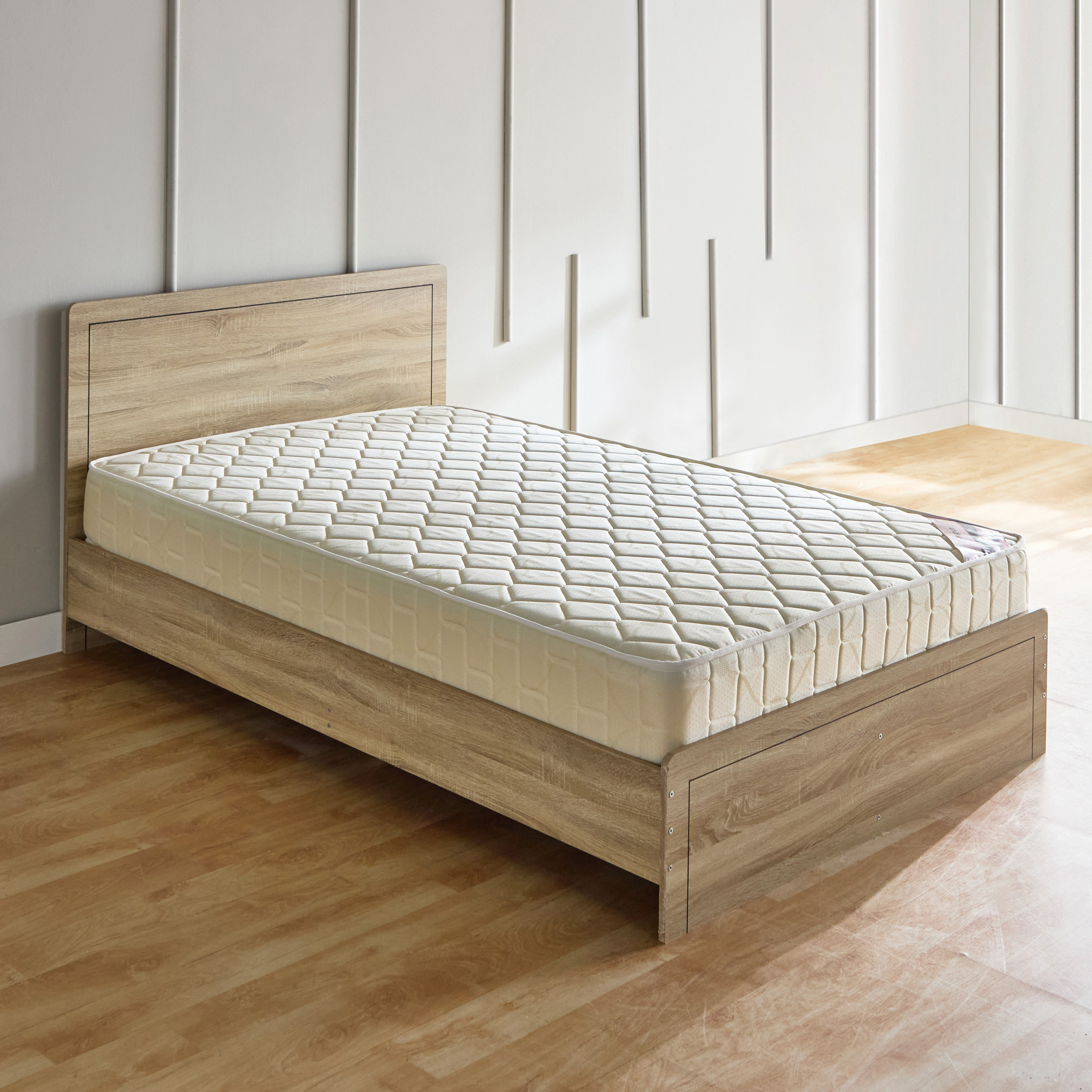 مرتبة بنوابض حلزونية مغلفة بإسفنج جانبي من آي ماجنوم - 155x205x22 سم-hbxbedroom-mattresses-queen-image-2