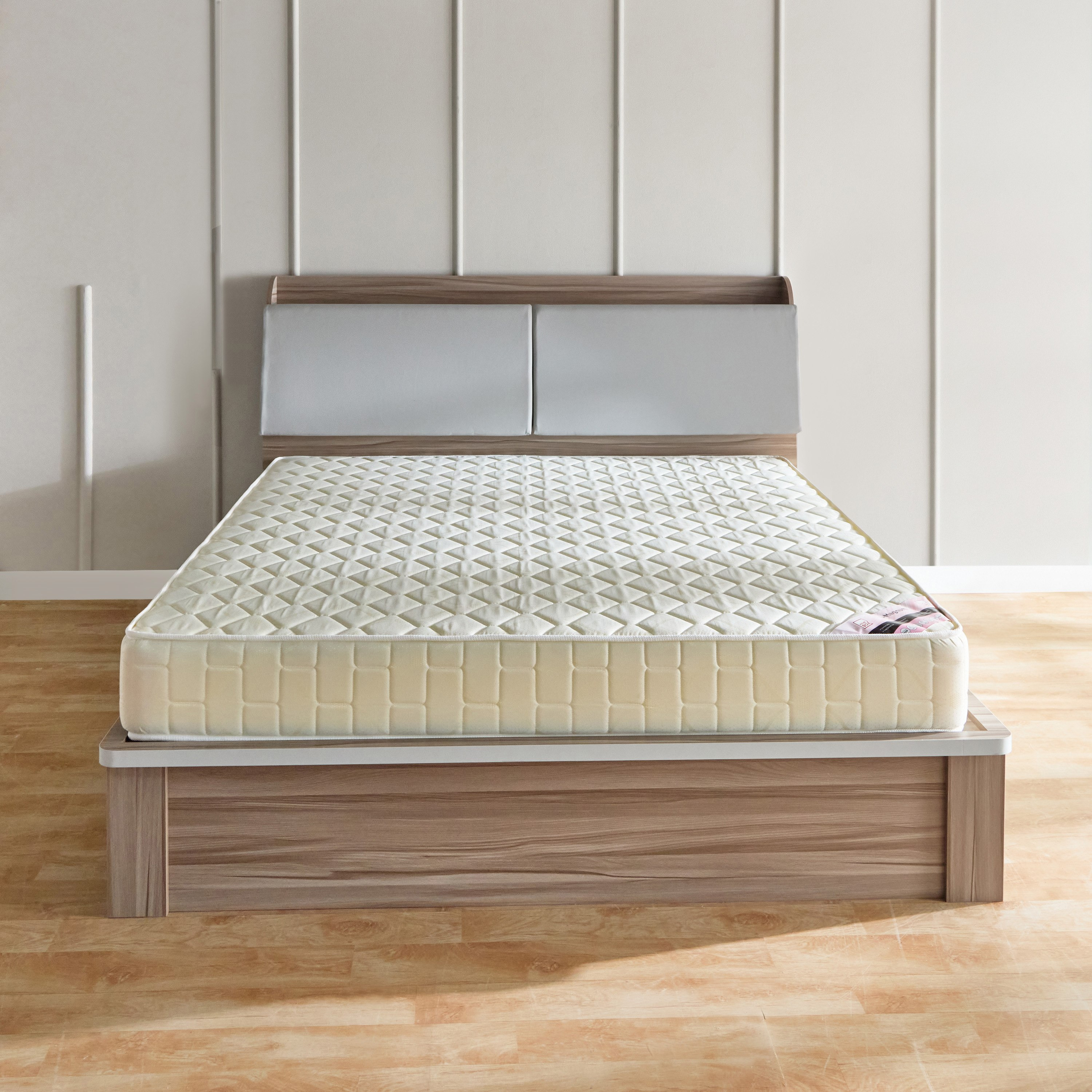 مرتبة سوبر كينج بنوابض بونيل مغطاة بإسفنج من جانب واحد من آي ماجنم - 200x200x22 سم-hbxfurniture-mattresses-superking-image-3