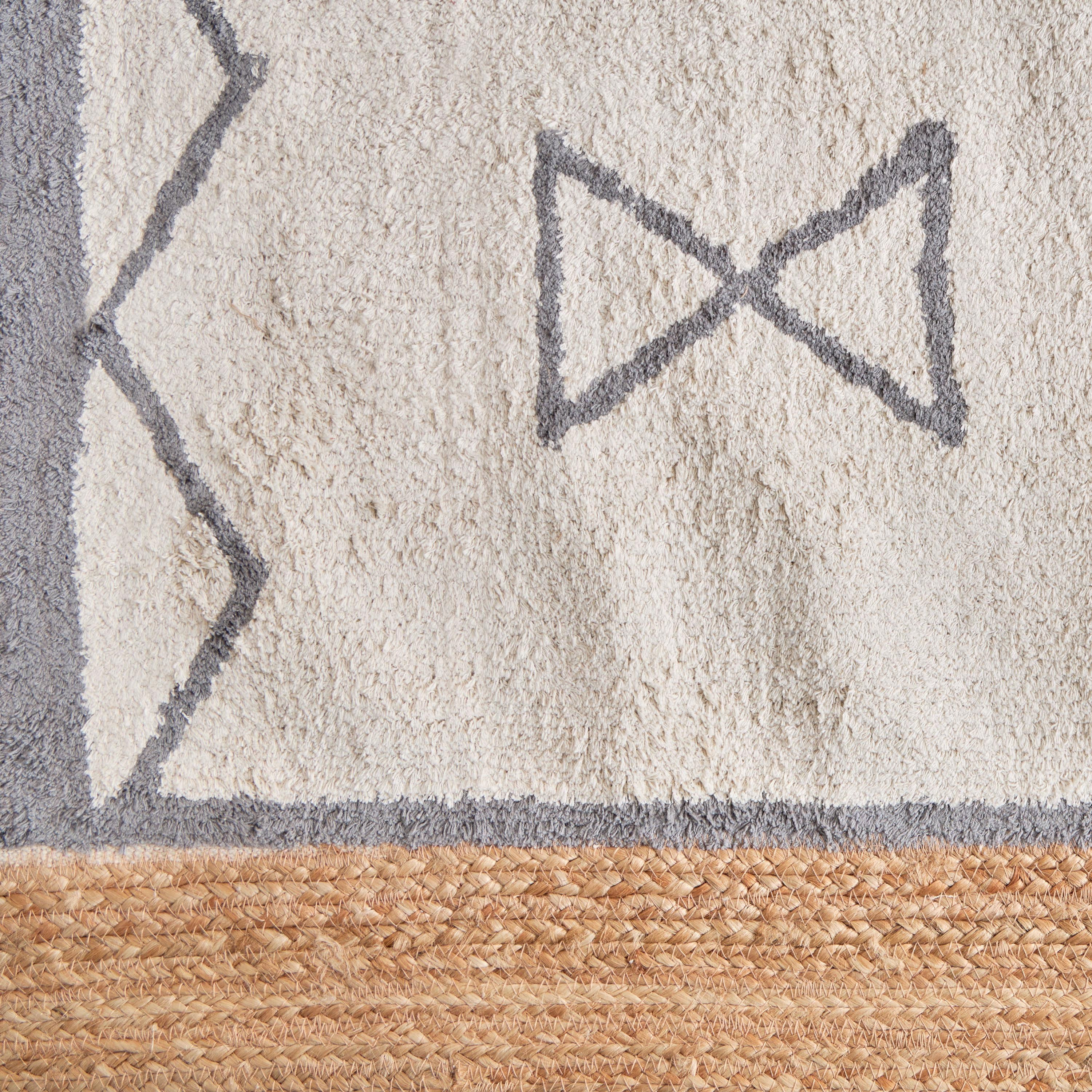 سجادة جوت كبيرة مصنوعة يدويًا من زهرة - 160×230 سم-hbxdecorandfurnishings-floorcoverings-rugs-image-3