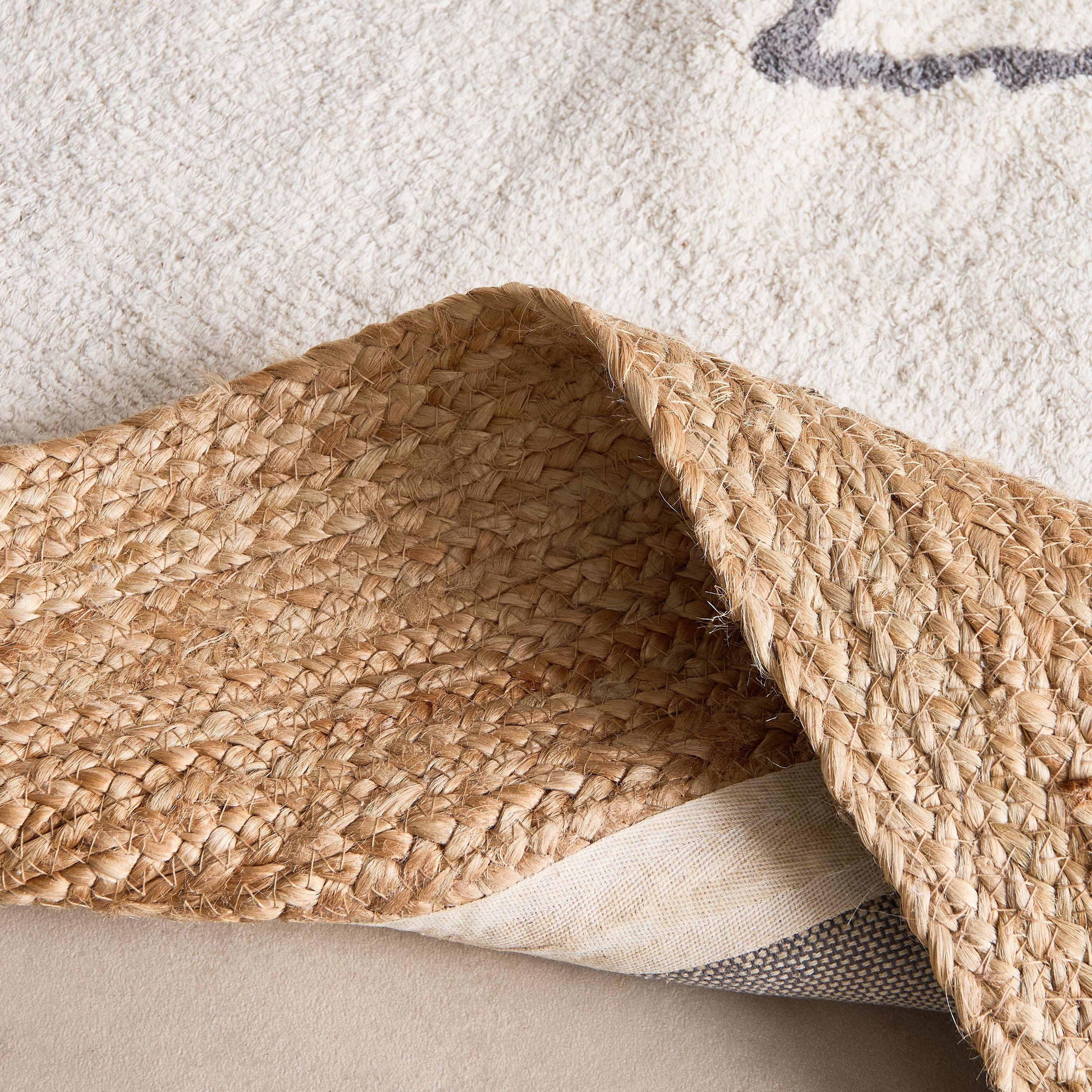 سجادة جوت مصنوعة يدويًا كبيرة جدا من زهرة - 240x350×300 سم-hbxdecorandfurnishings-floorcoverings-rugs-image-4