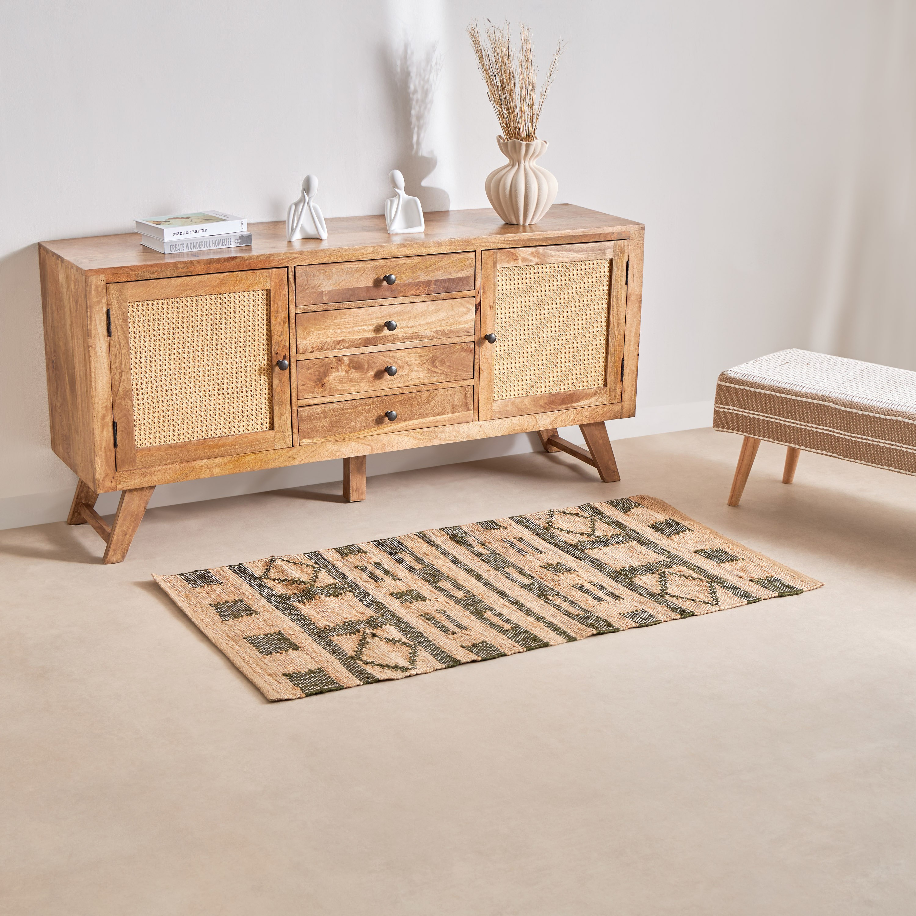 Inavi Handmade Jute Rug - 80x150 cm-hbxdecorandfurnishings-floorcoverings-rugs-image-5