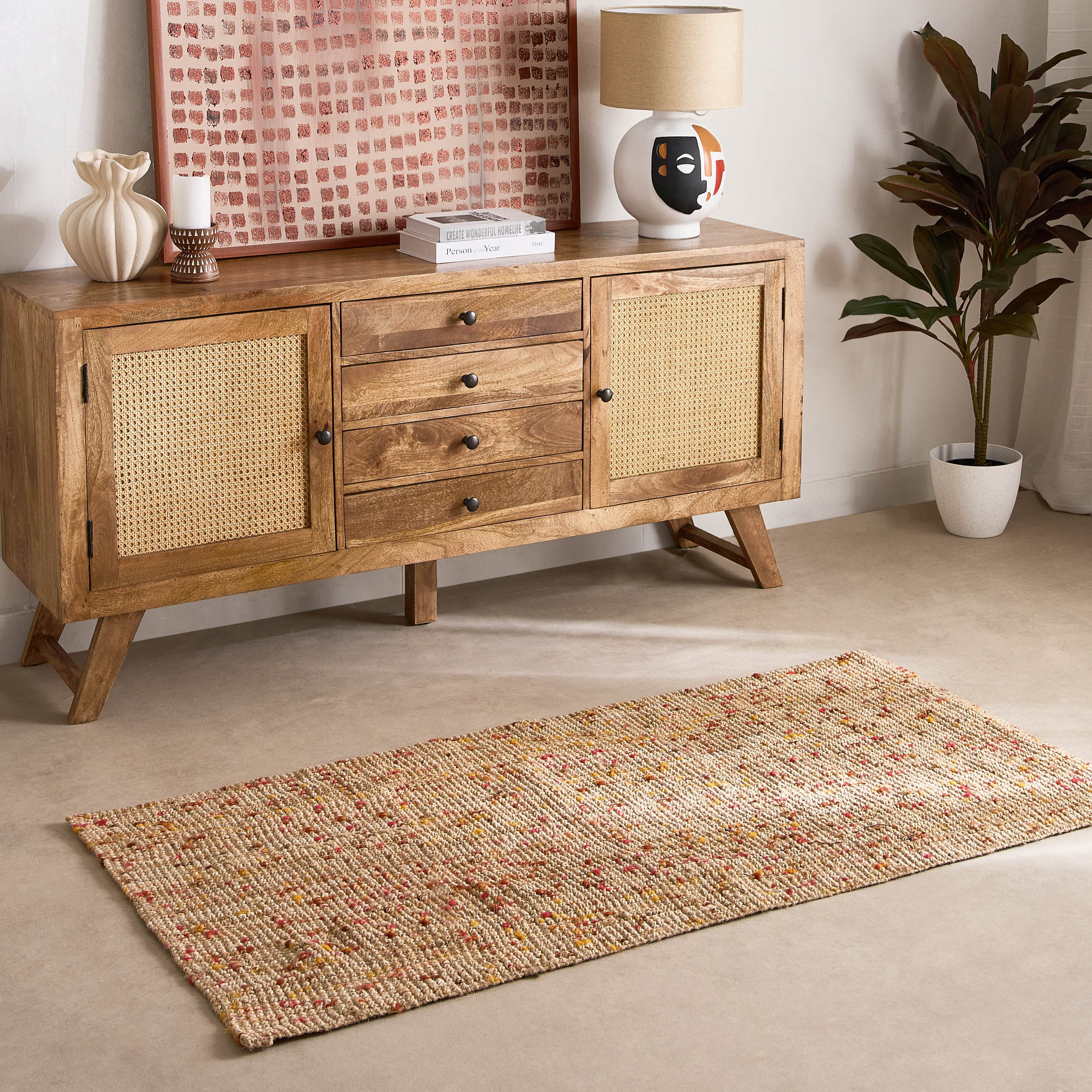 Vici Reha Handmade Jute Rug - 80x150 cm-hbxdecorandfurnishings-floorcoverings-rugs-image-5