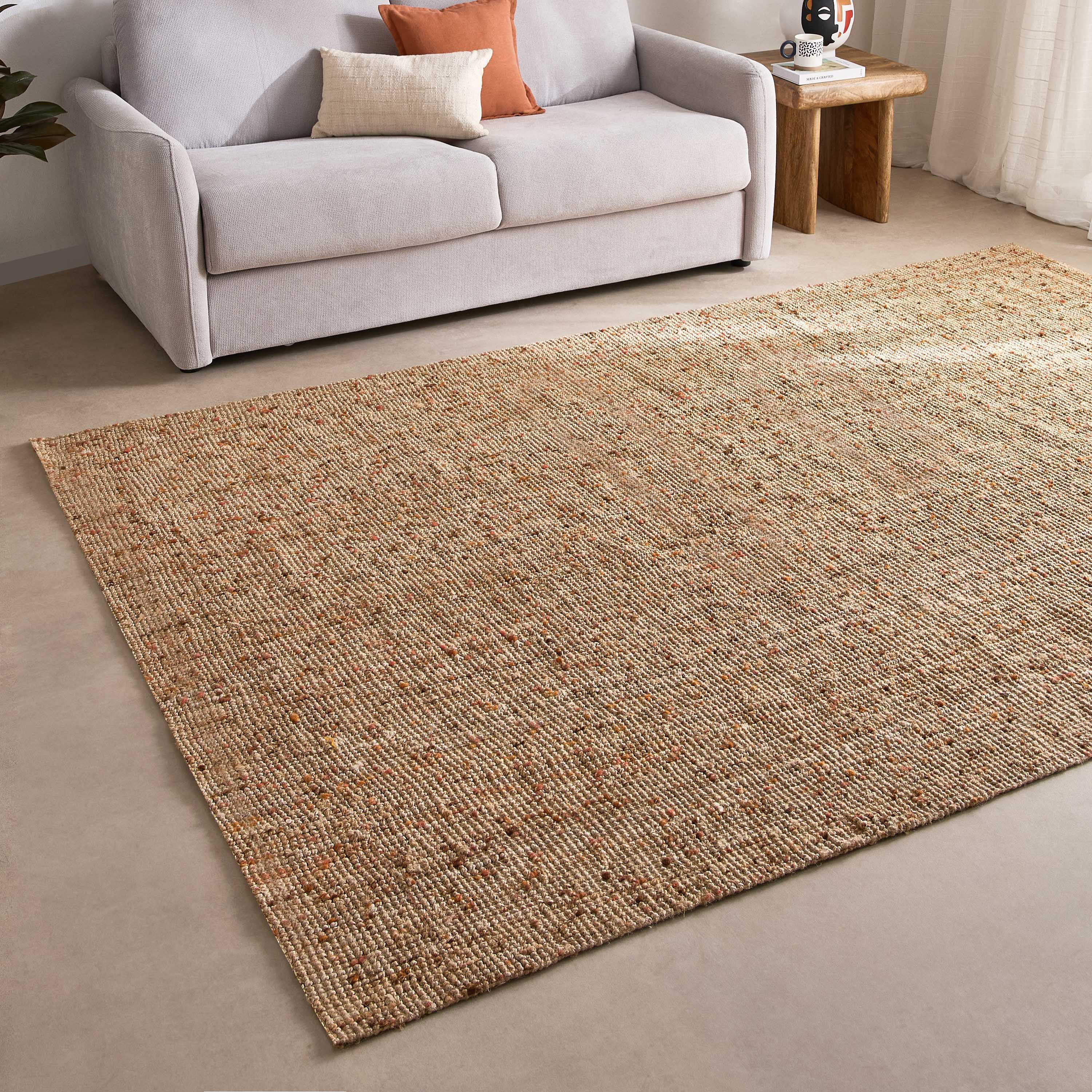 سجادة جوت كبيرة جدا مصنوعة يدويًا ريها من فيتشي - 240x350 سم-hbxdecorandfurnishings-floorcoverings-rugs-image-1
