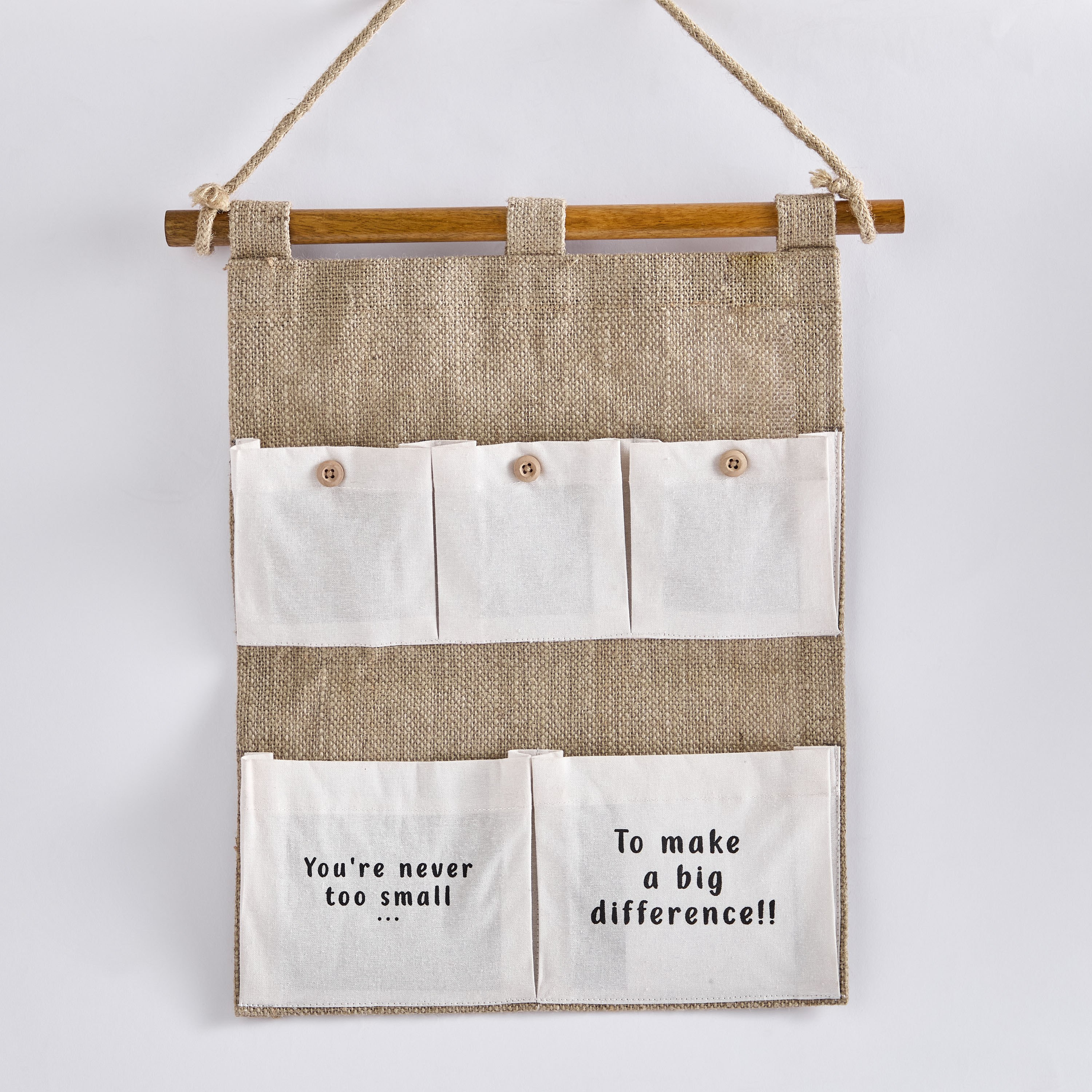 Animals Jute Cotton Kids Organizer - 35x65 cm-hbxhomeware-hbxkidsandyouth-image-5