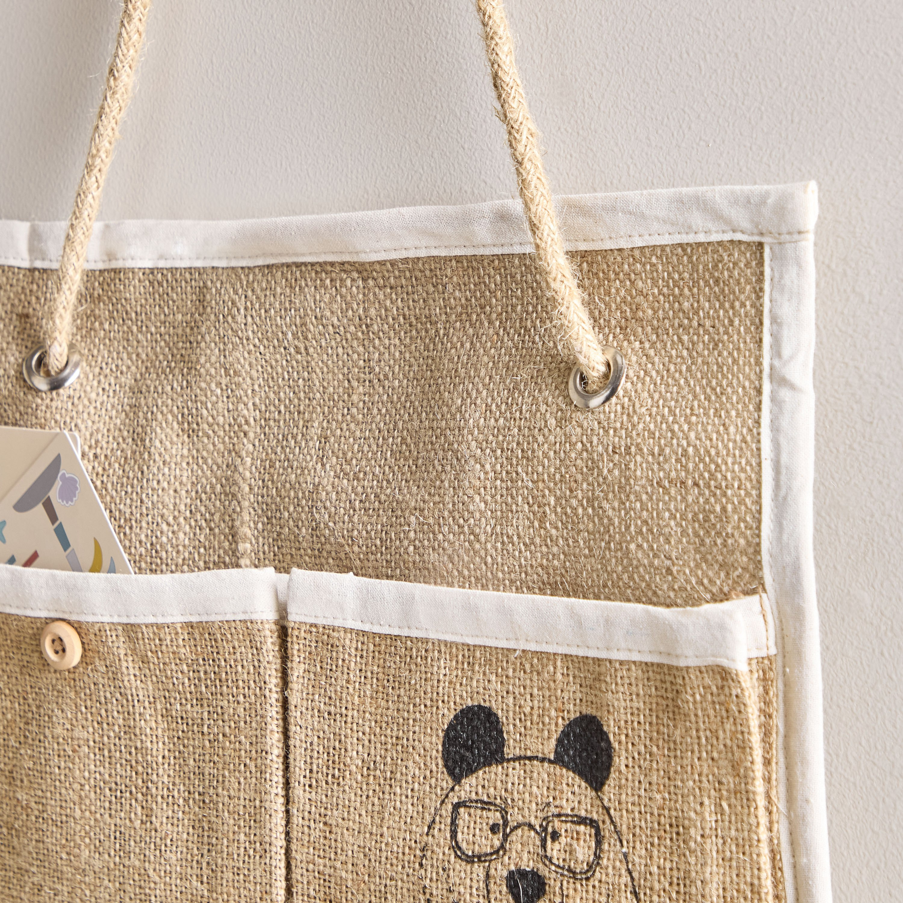 Eva Jute Cotton Kids Organizer - 35x45 cm-hbxhomeware-hbxkidsandyouth-image-3