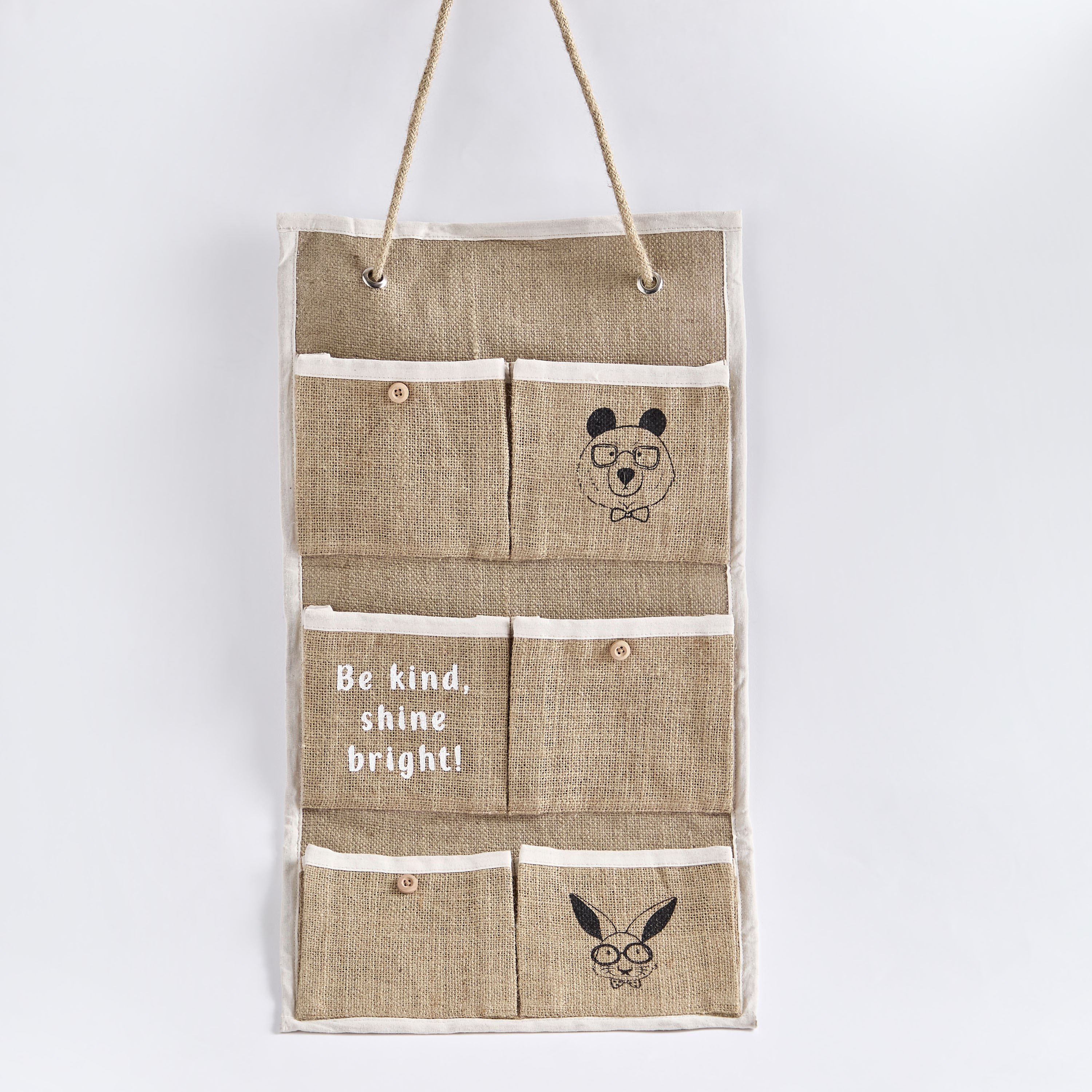Eva Jute Cotton Kids Organizer - 35x45 cm-hbxhomeware-hbxkidsandyouth-image-5