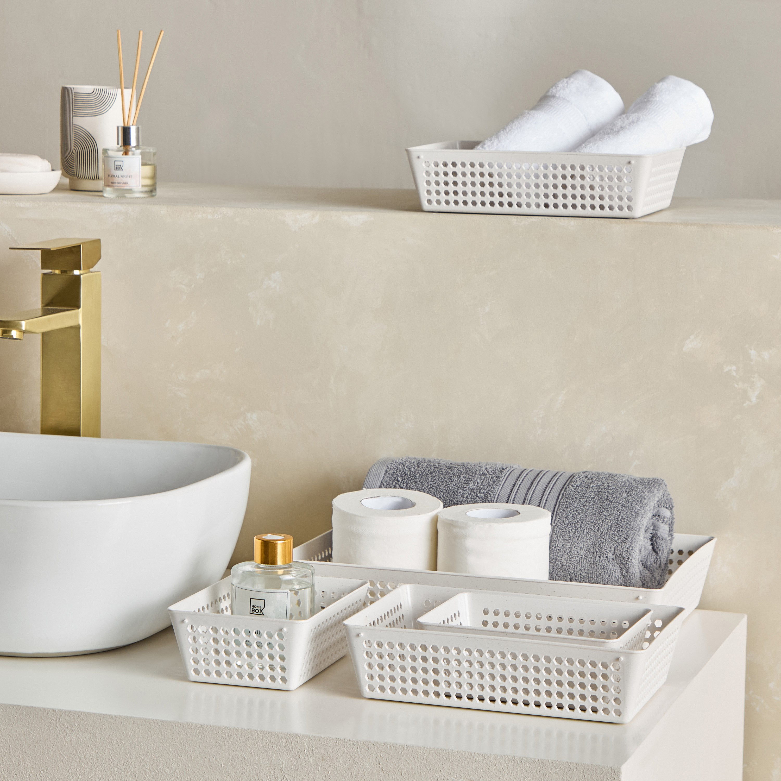 سلة تخزين متعددة الاستخدامات فاشون من رايس هاسك - مجموعة من 5 قطع-hbxdecorandfurnishings-homeaccessories-storage-image-5
