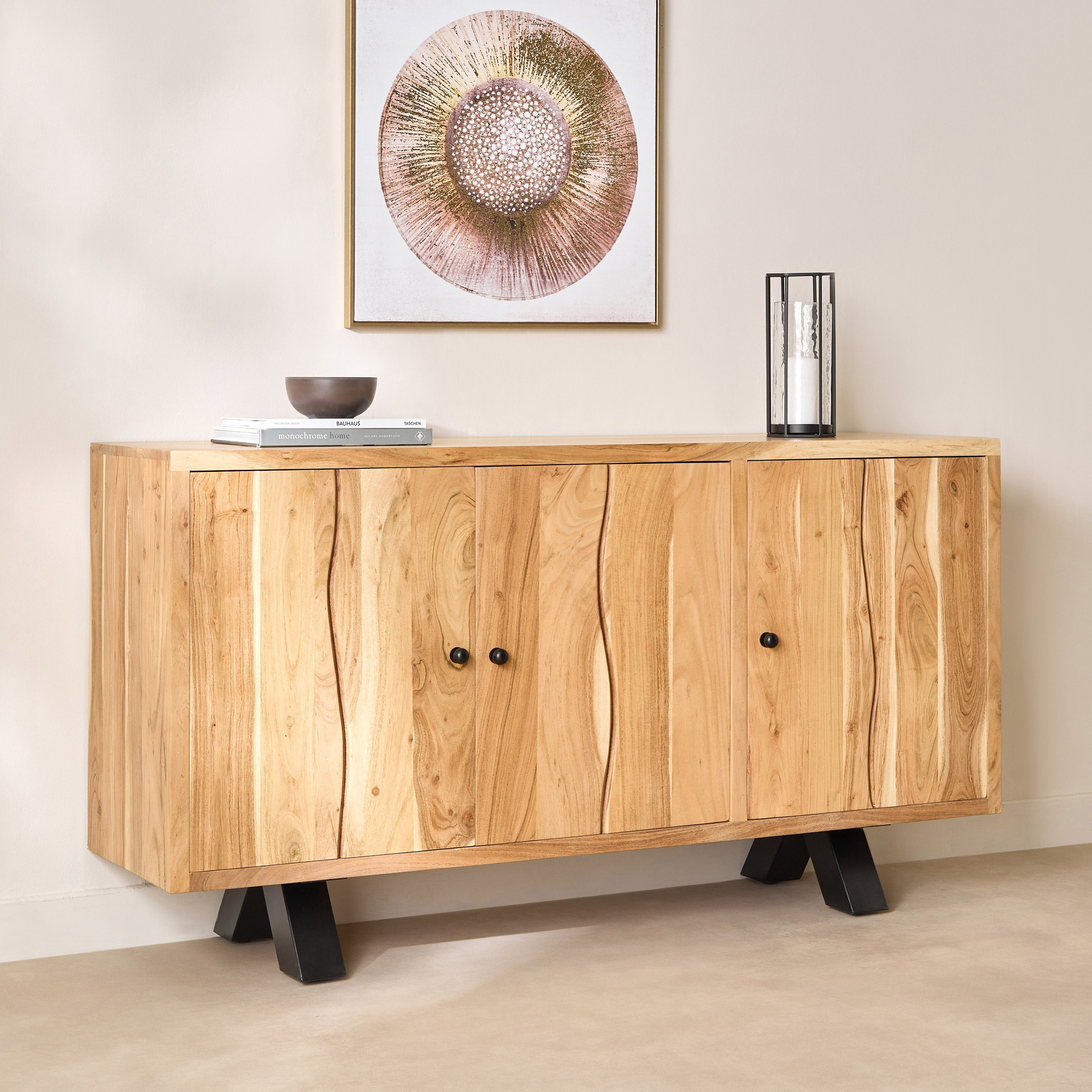 Vendra Arno 3-Door Live Edge Solid Wood Sideboard-hbxfurniture-diningroom-buffetsandsideboards-image-1