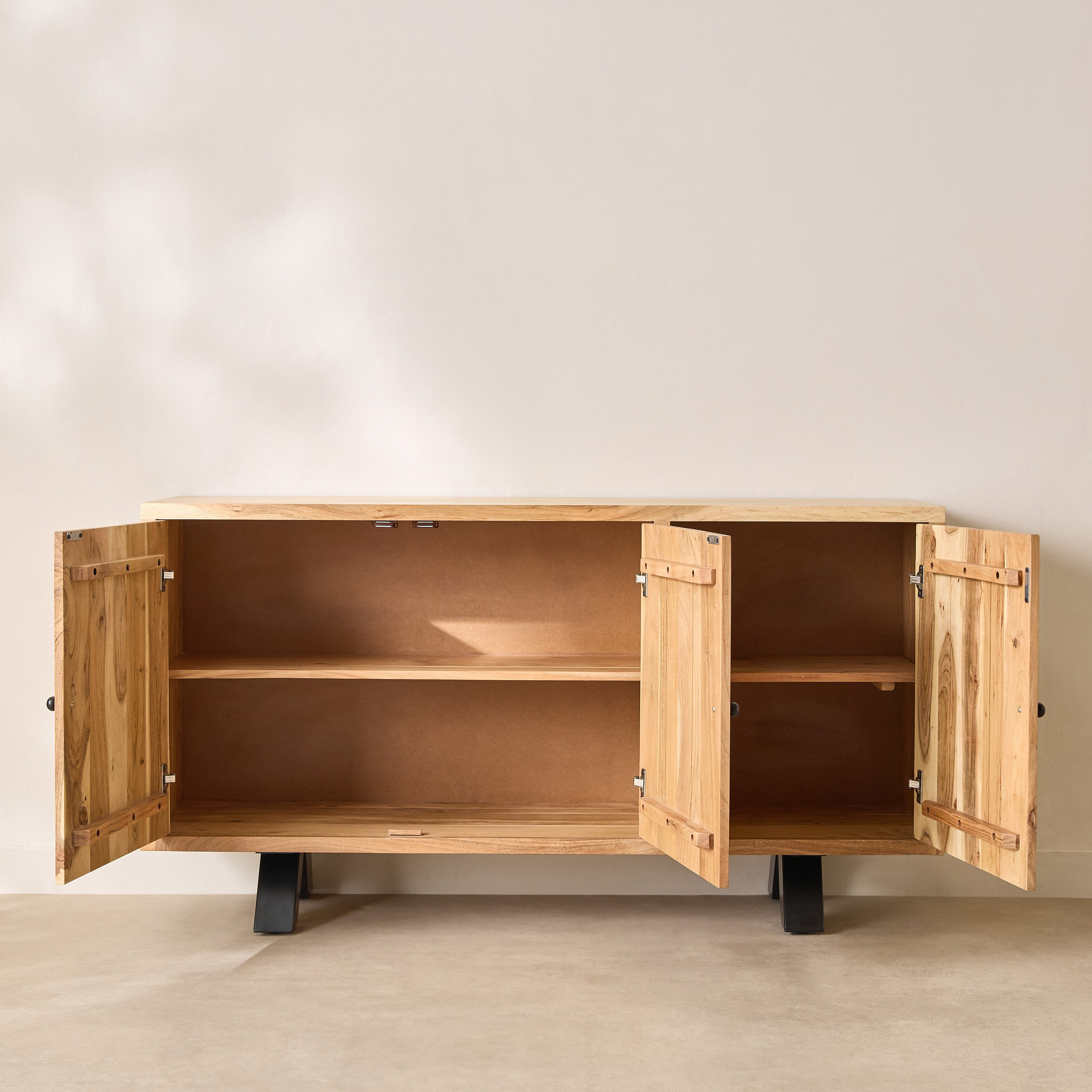 Vendra Arno 3-Door Live Edge Solid Wood Sideboard-hbxfurniture-diningroom-buffetsandsideboards-image-3