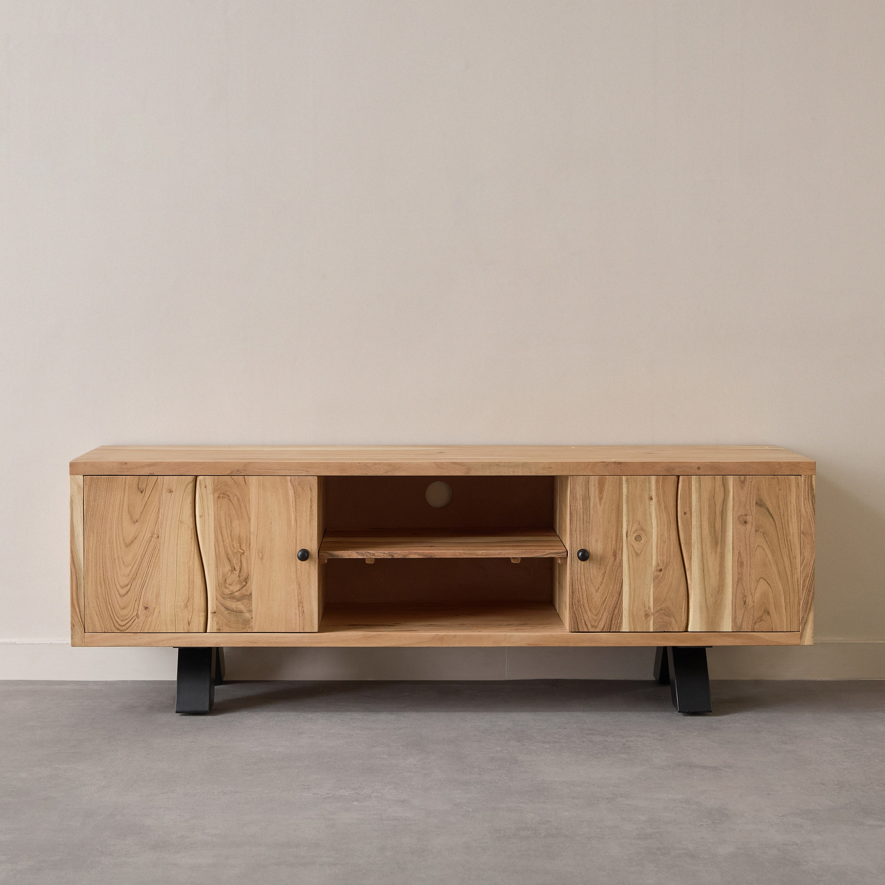 وحدة تلفزيون حتى 70 بوصة 1.6 متر بـ2 باب حوّاف طبيعية - أرنو من فيندرا-hbxlivingroom-mediaunitsandstorage-tvunits-image-3