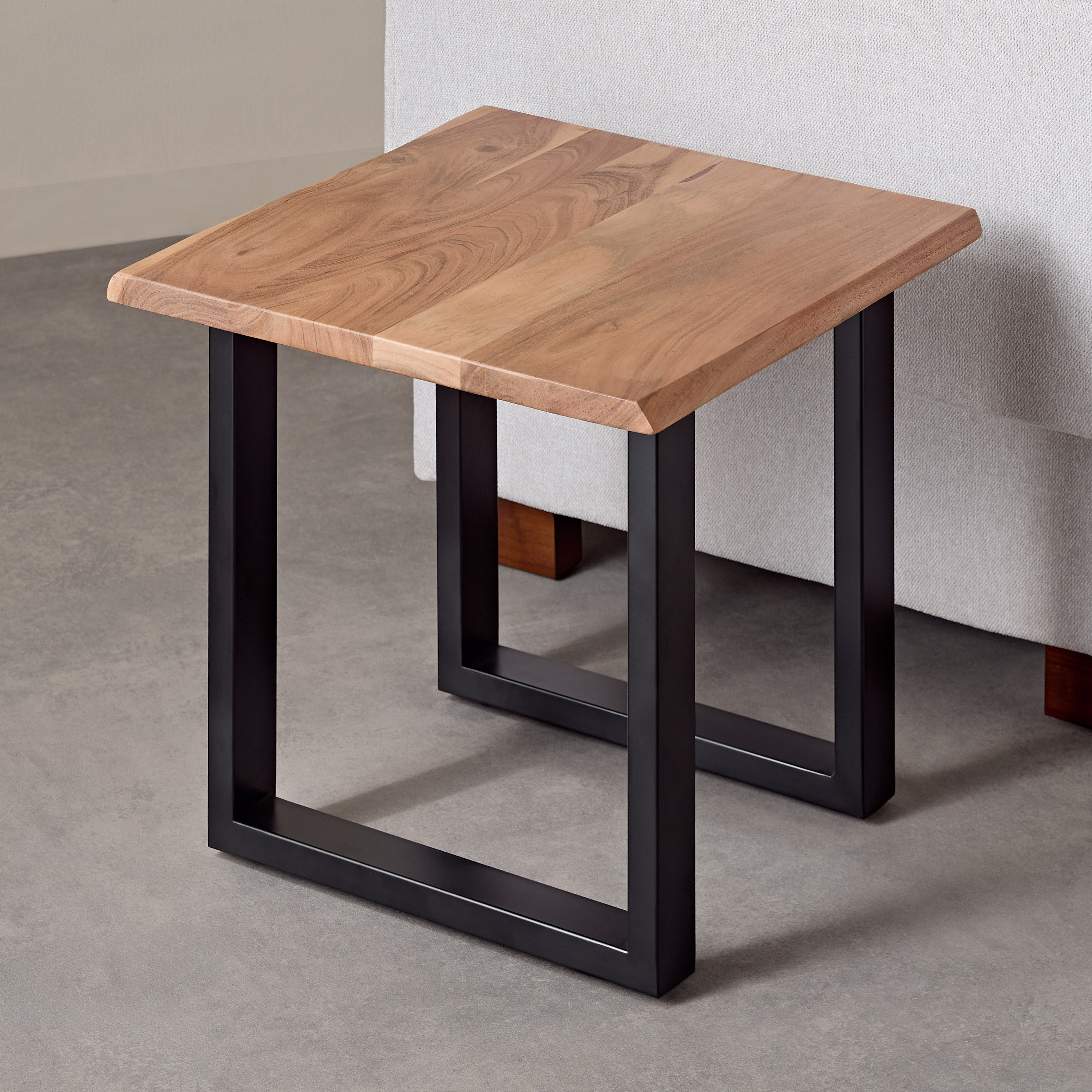 Vendra Costa Live Edge Solid Wood Top End Table-hbxfurniture-livingroom-endtables-image-2