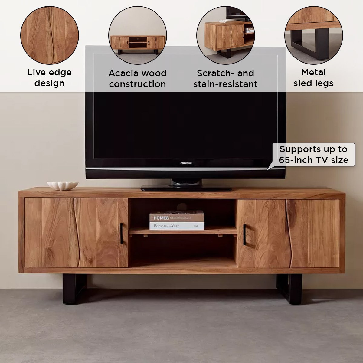 Vendra Costa 1.6 Metre 2-Door Live Edge TV Unit for TVs up to 70 inches-hbxlivingroom-mediaunitsandstorage-tvunits-image-6
