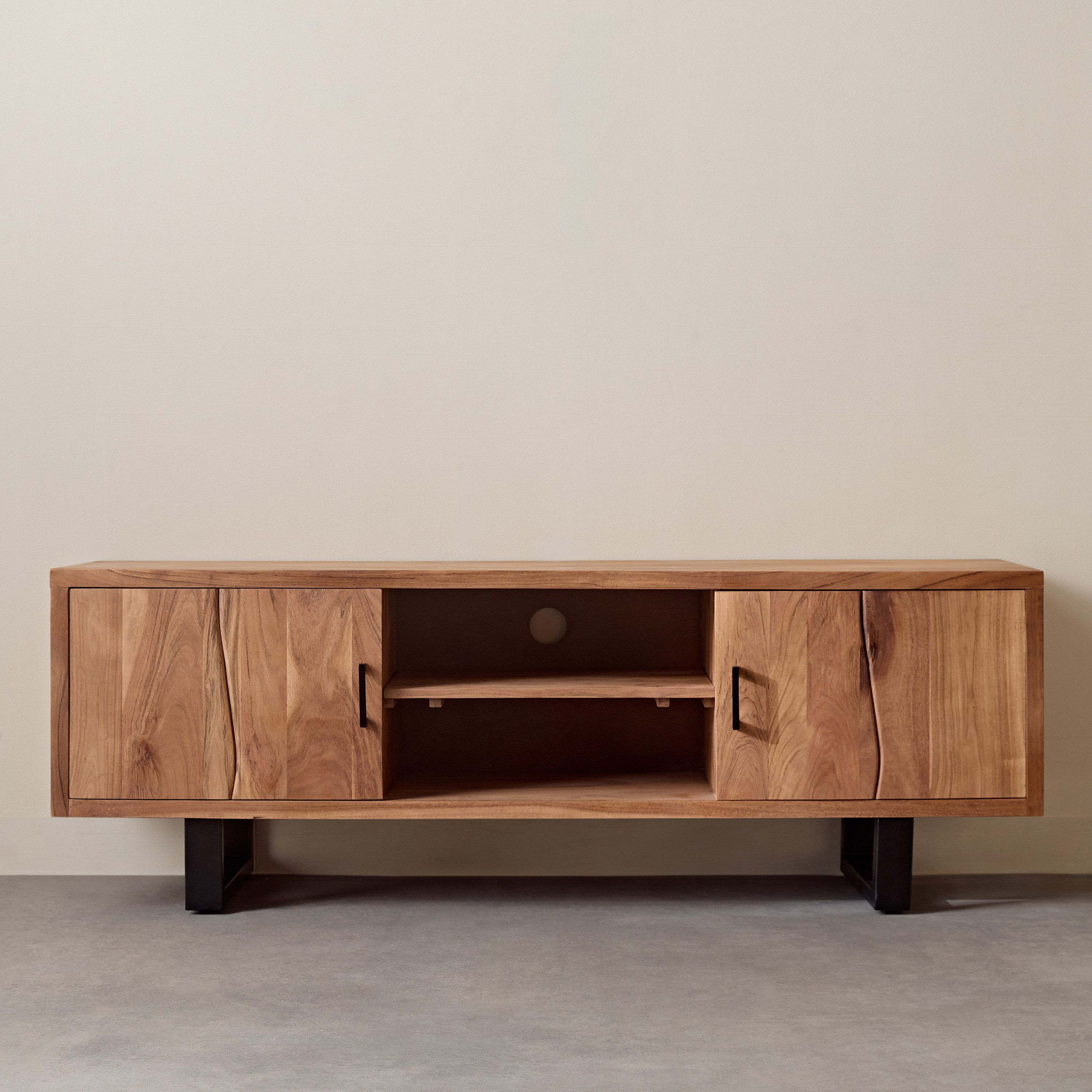 Vendra Costa 1.6 Metre 2-Door Live Edge TV Unit for TVs up to 70 inches-hbxlivingroom-mediaunitsandstorage-tvunits-image-3