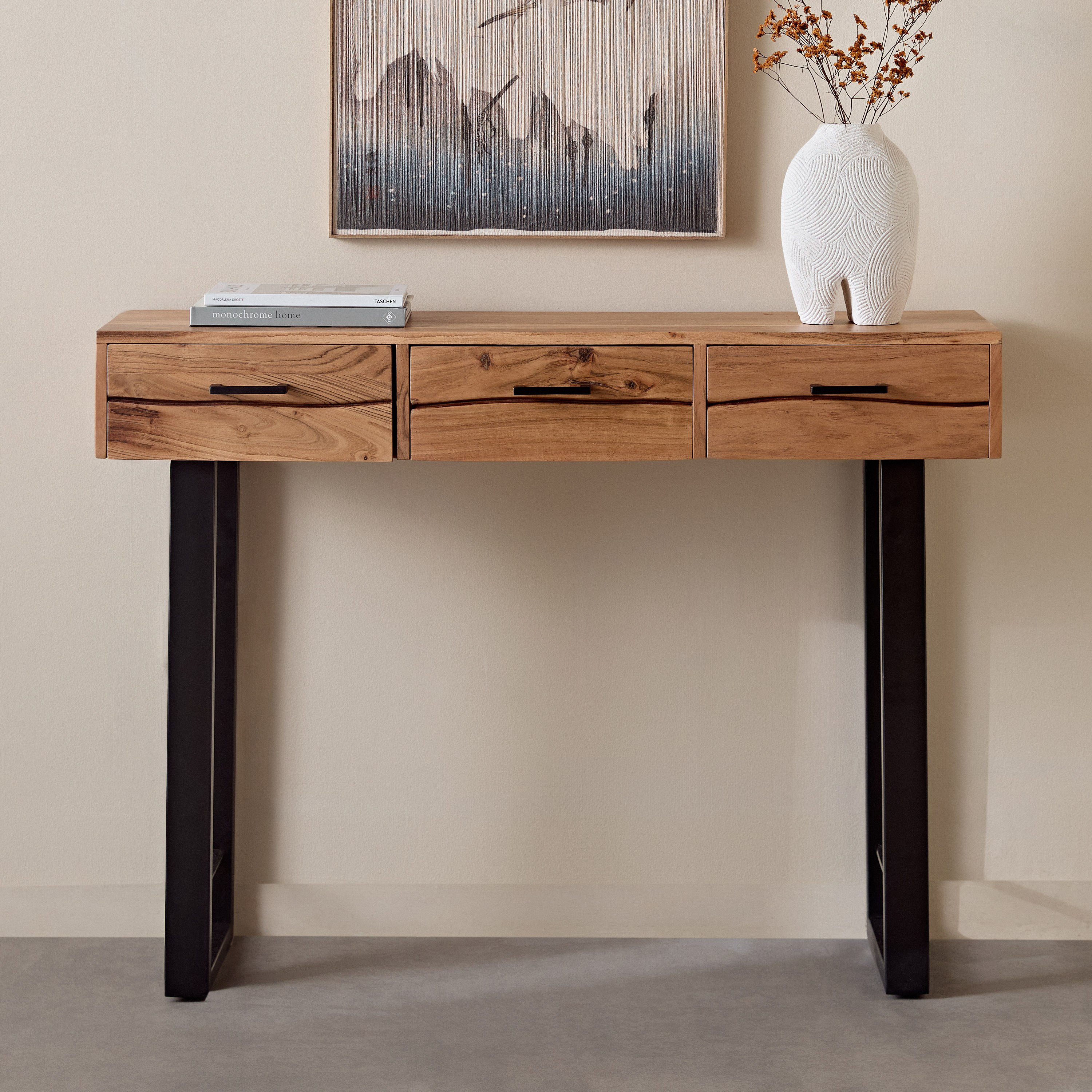Vendra Costa Solid Wood Console Table-hbxfurniture-tablesandstands-consoletables-image-2
