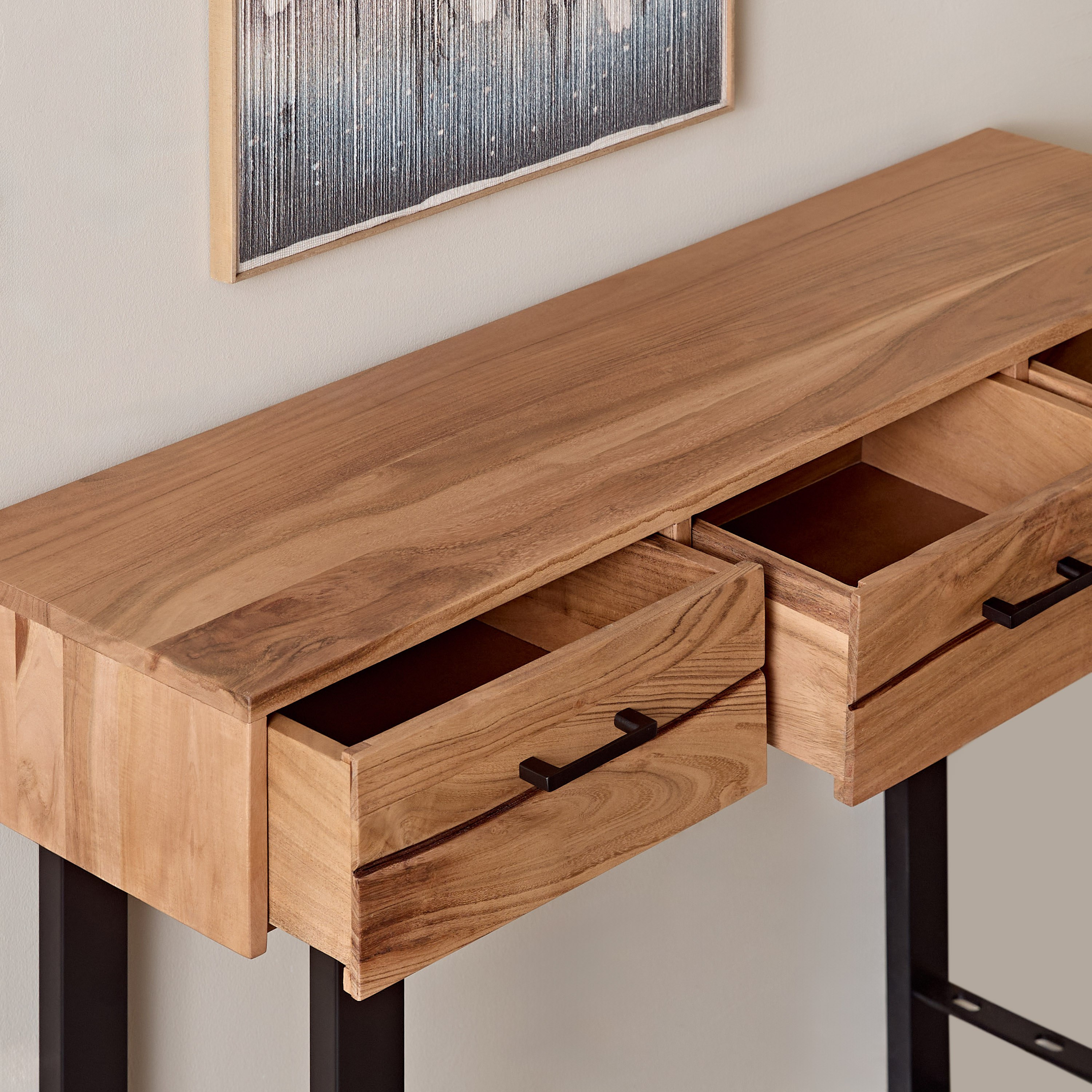 Vendra Costa Solid Wood Console Table-hbxfurniture-tablesandstands-consoletables-image-3