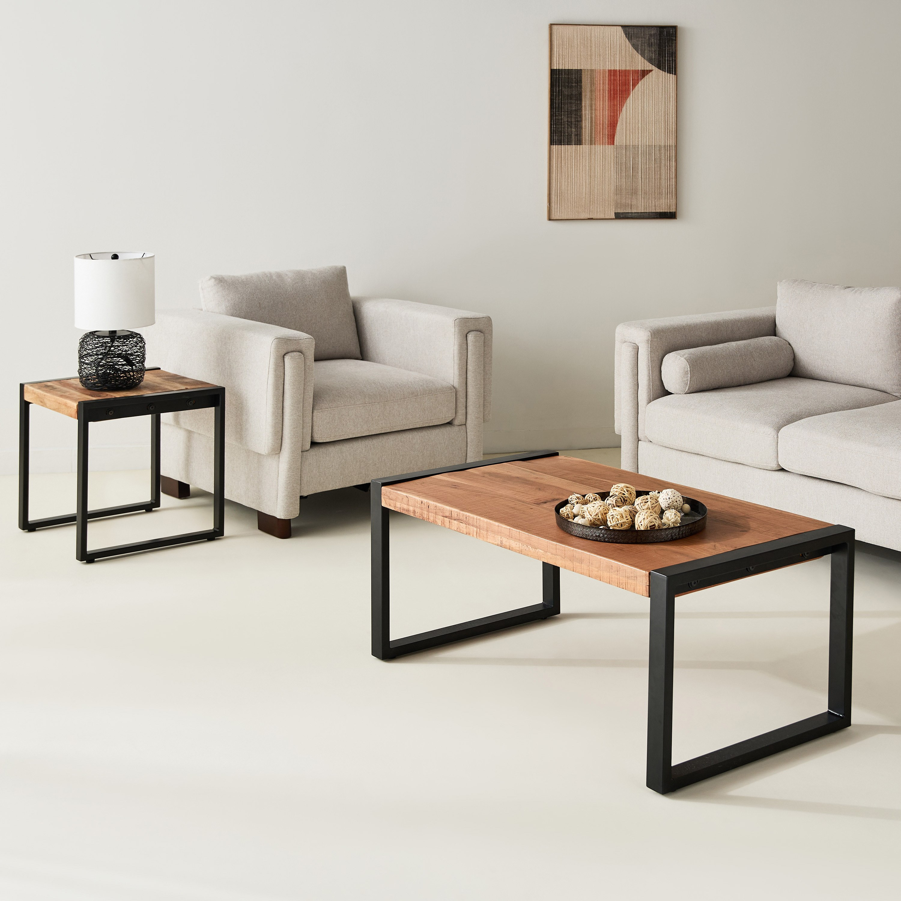 طاولة جانبية بسطح من الخشب الصلب - راستيك من فيندرا-hbxfurniture-livingroom-endtables-image-8
