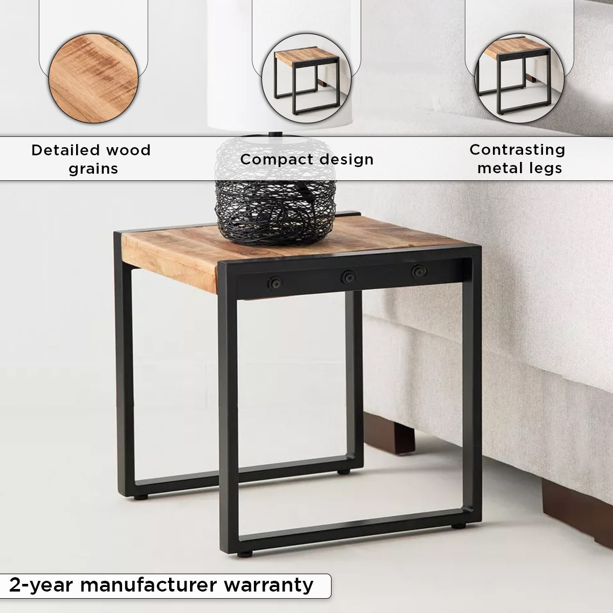 طاولة جانبية بسطح من الخشب الصلب - راستيك من فيندرا-hbxfurniture-livingroom-endtables-image-4