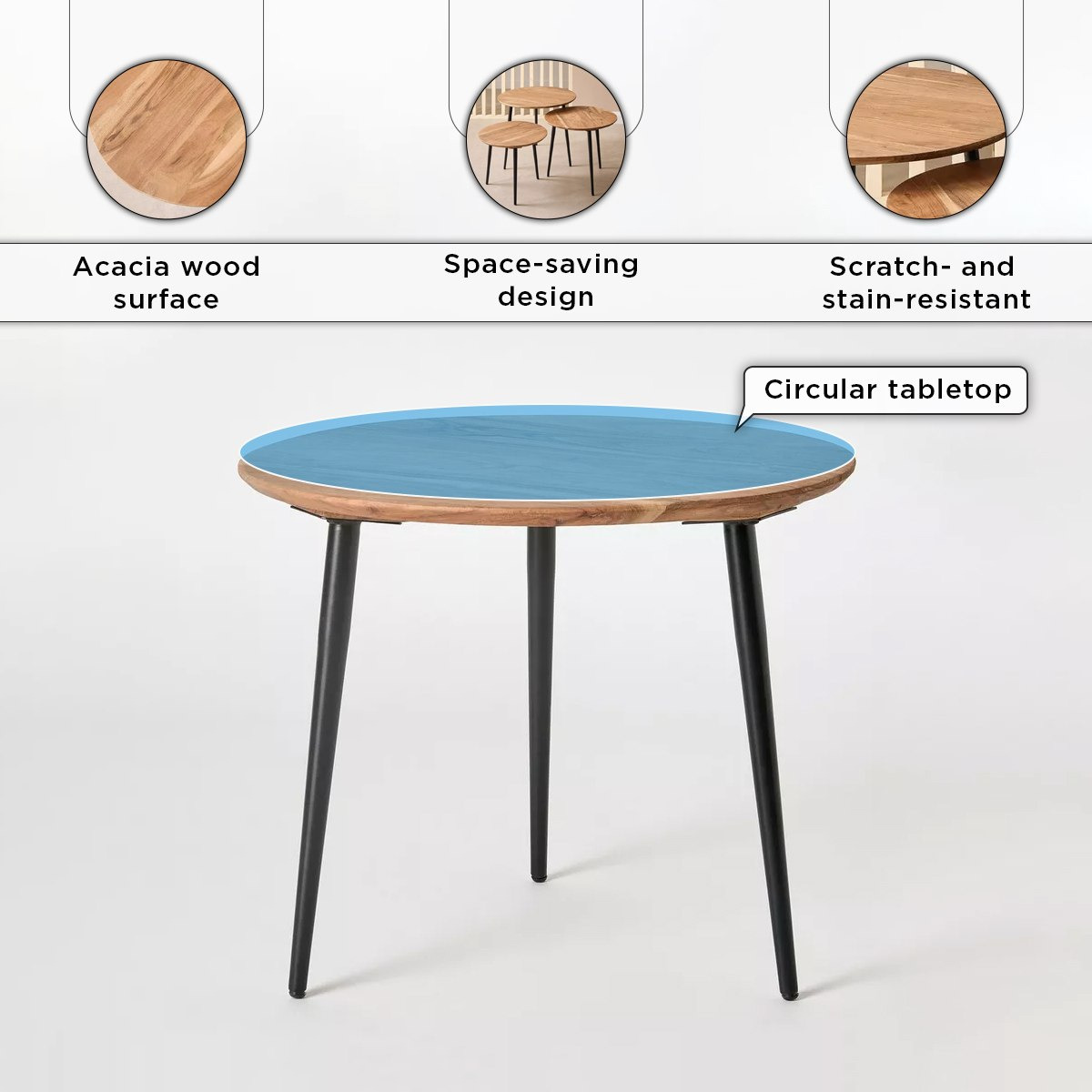 طقم طاولات متداخلة 3 قطع من الخشب الصلب - لاك من كافون-hbxfurniture-livingroom-nestingtables-image-5