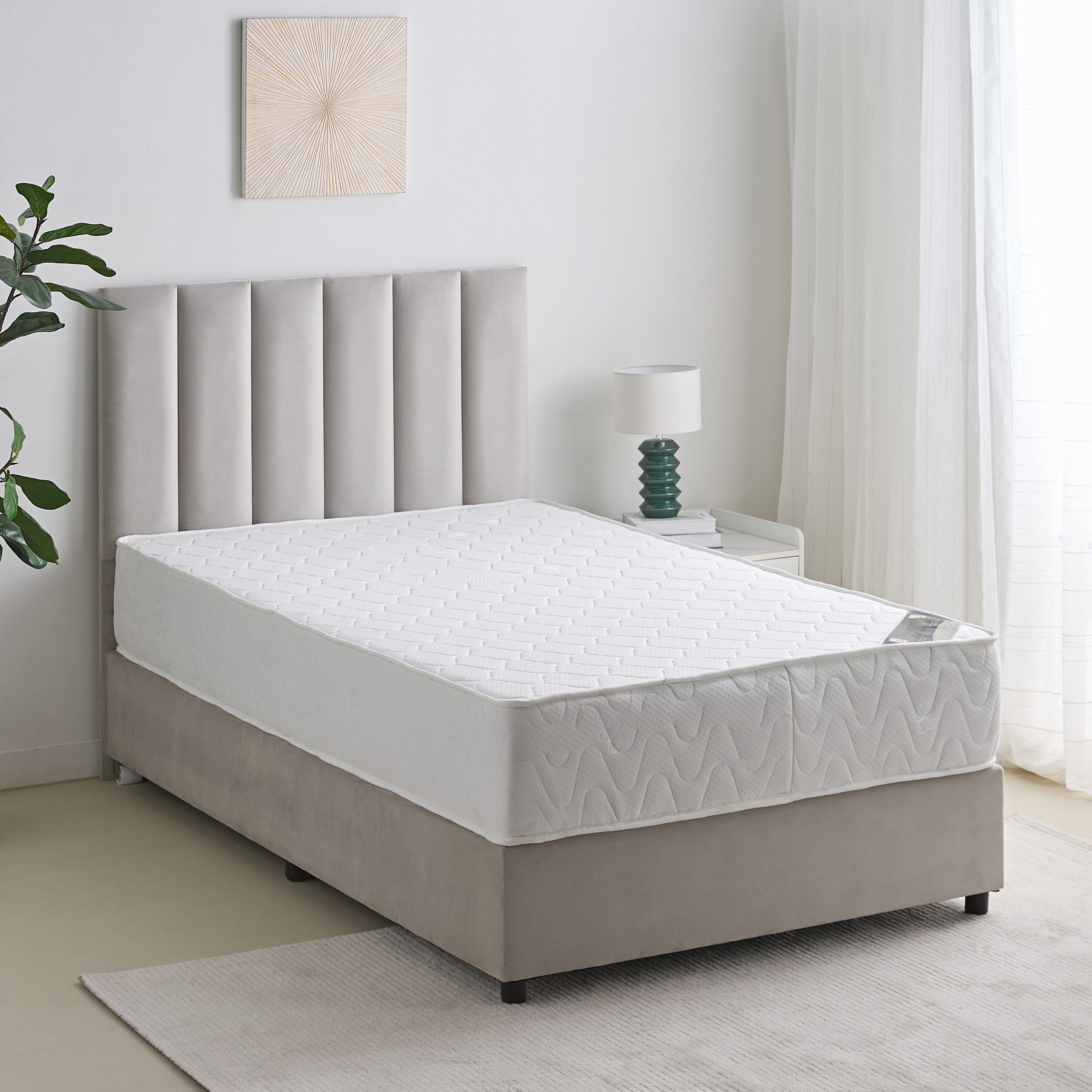iSupreme Plus Side Foam Encased Bonnell Spring Queen Mattress - 155x205x25 cm-hbxbedroom-mattresses-queen-image-2