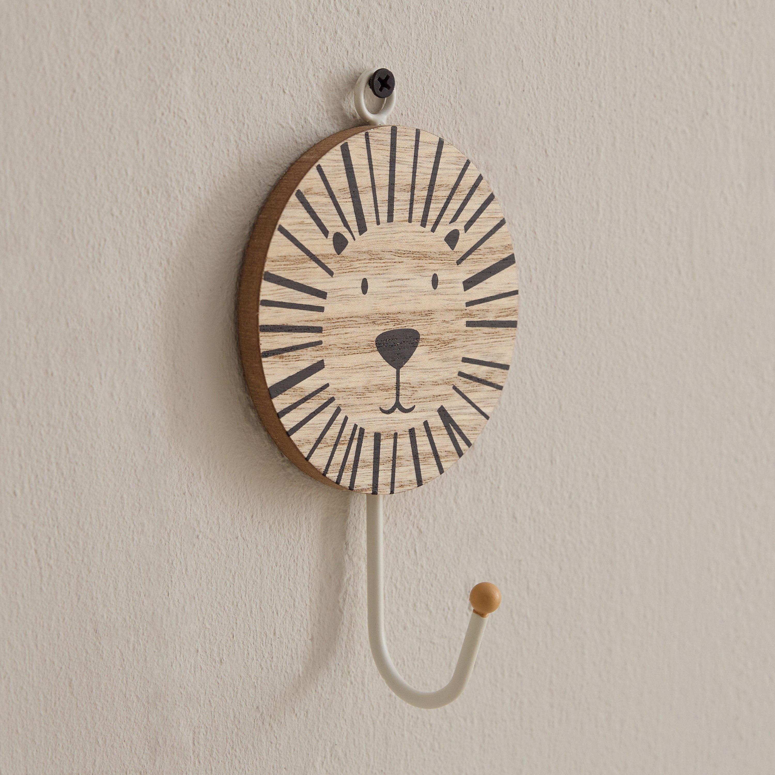 خطاف حائط أسد من فوريستا - 10x4x17cm سم-hbxdiningroom-decorandaccessories-hooks-image-1