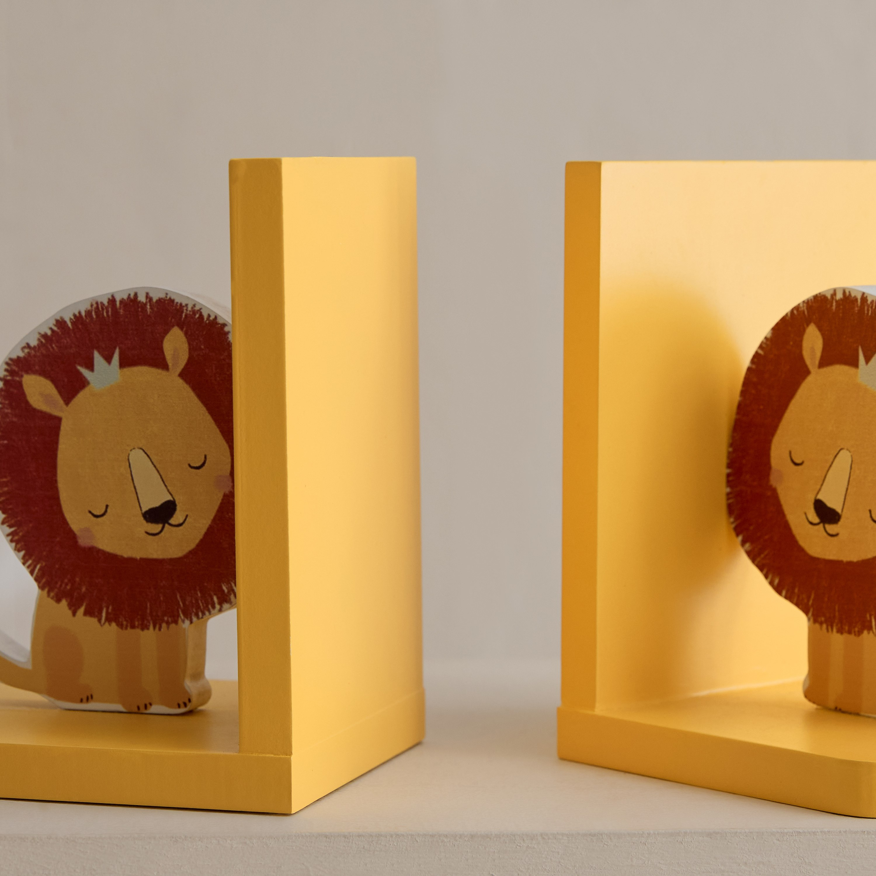 Forresta Lion 2-Piece Book End Set - 26x12x18 cm-hbxhomeware-hbxkidsandyouth-image-3