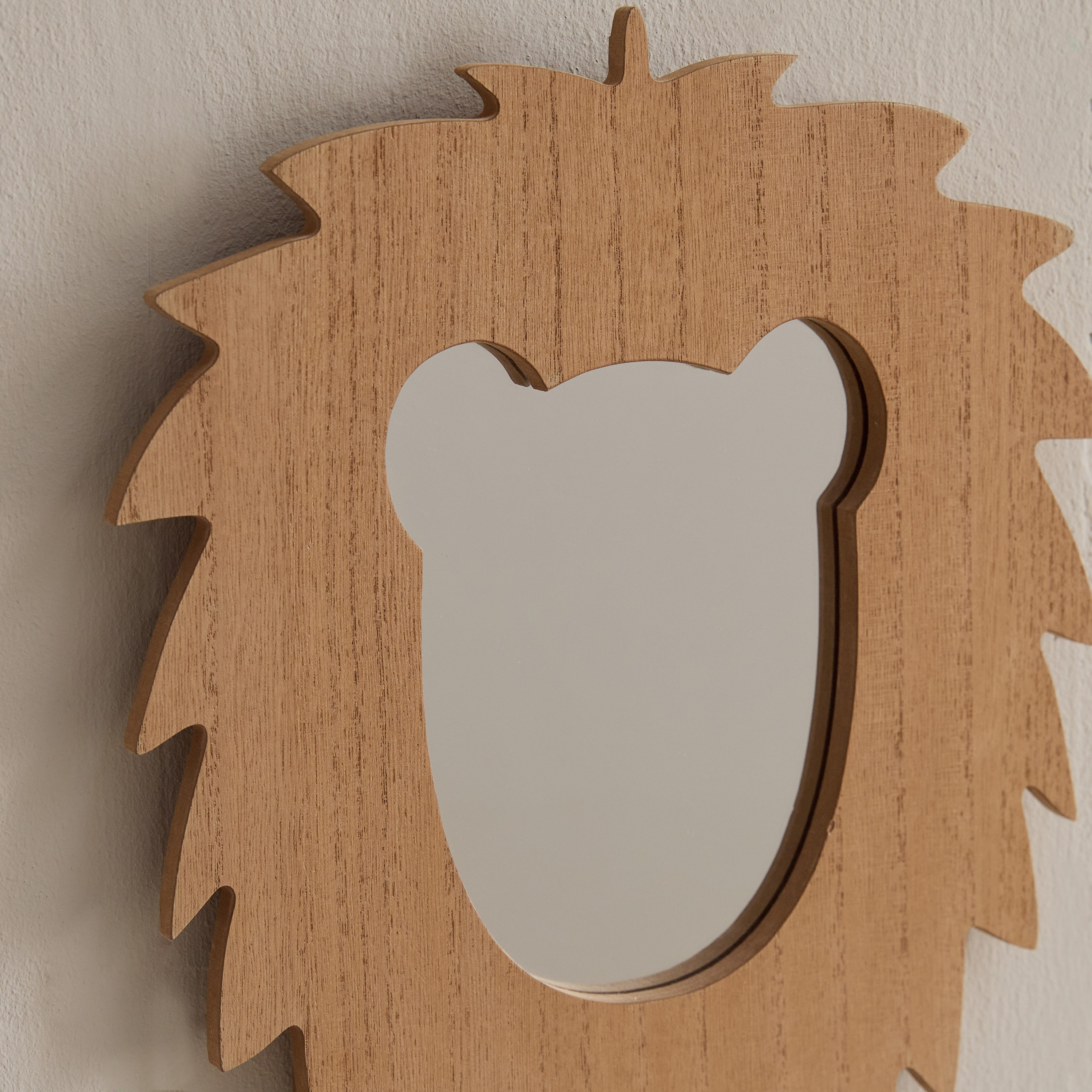 Forresta Lion Wall Mirror - 28x34.5 cm-hbxkidsandyouth-walldecor-mirrors-image-3