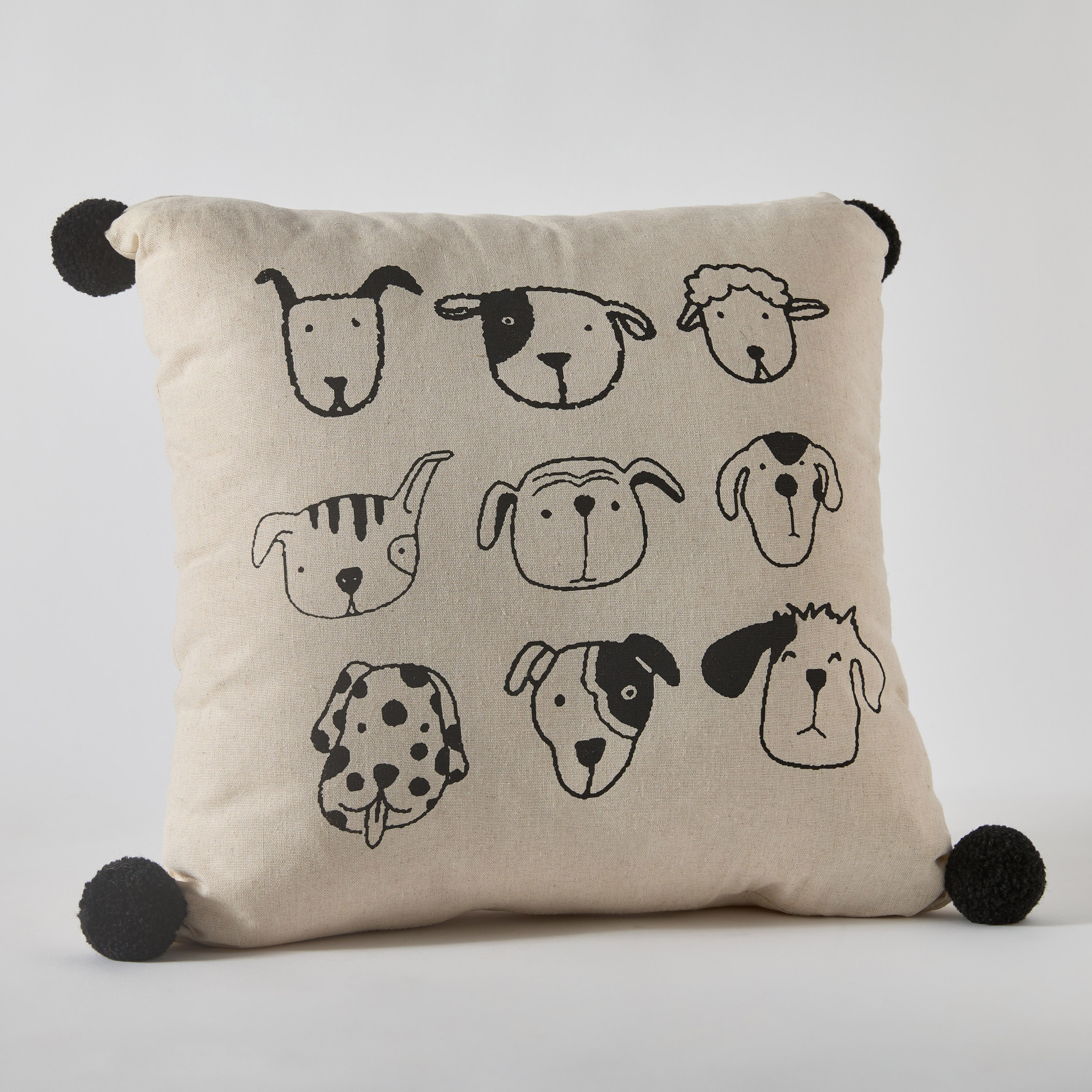 Forresta Animal Faces Filled Cushion - 45x45 cm-hbxhomeware-hbxbedroom-image-5