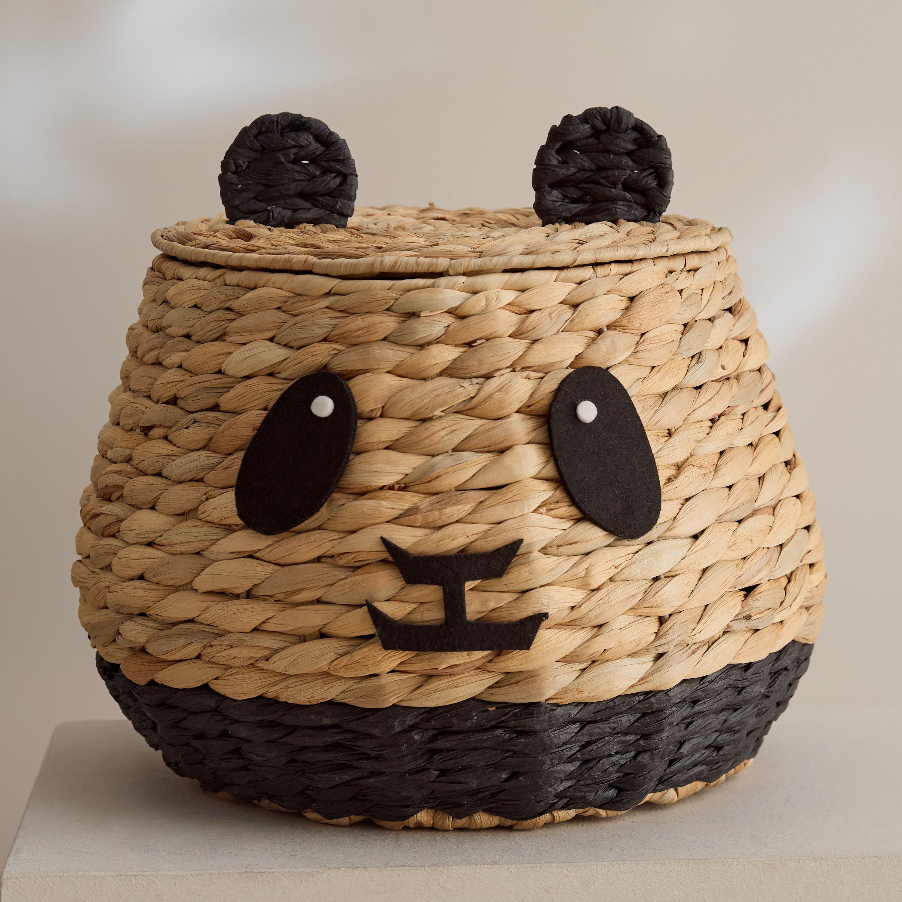Forresta Panda Handmade Basket - 25x25x28 cm-hbxhomeware-hbxkidsandyouth-image-1