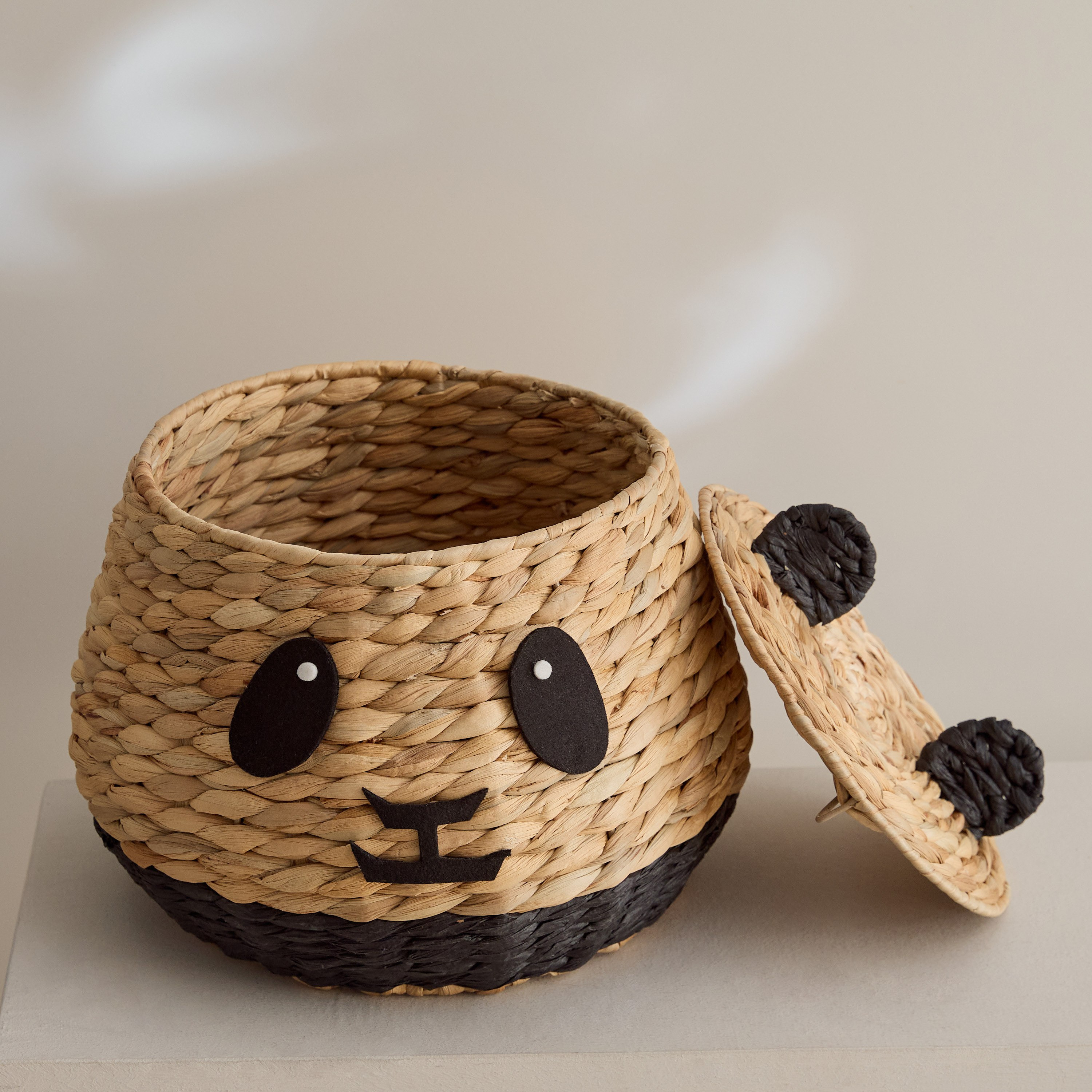 Forresta Panda Handmade Basket - 25x25x28 cm-hbxhomeware-hbxkidsandyouth-image-2