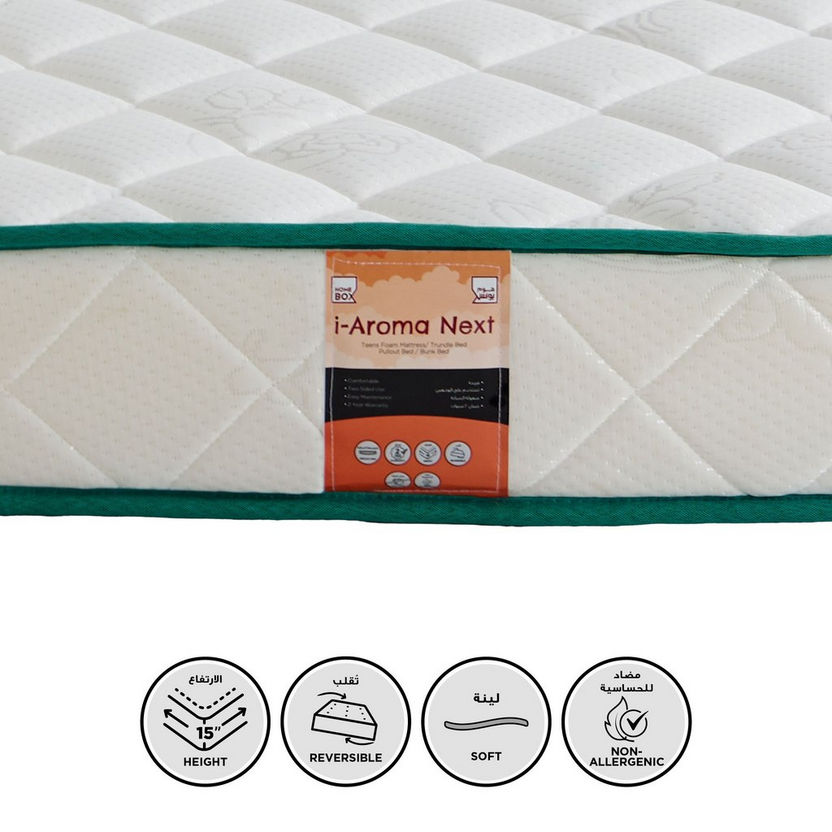 SleepEase iAroma Nxt Kids Foam Single Mattress - 90x190x15 cm-hbxfurniture-mattresses-single-image-1
