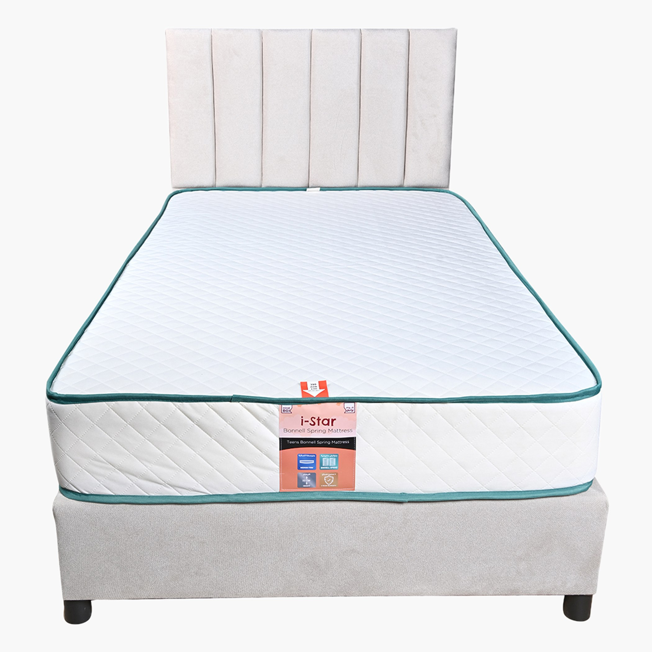 مرتبة توين بنوابض حلزونية للأطفال من سليب إيز آي ستار - 120x200x22  سم-hbxfurniture-mattresses-twin-image-3