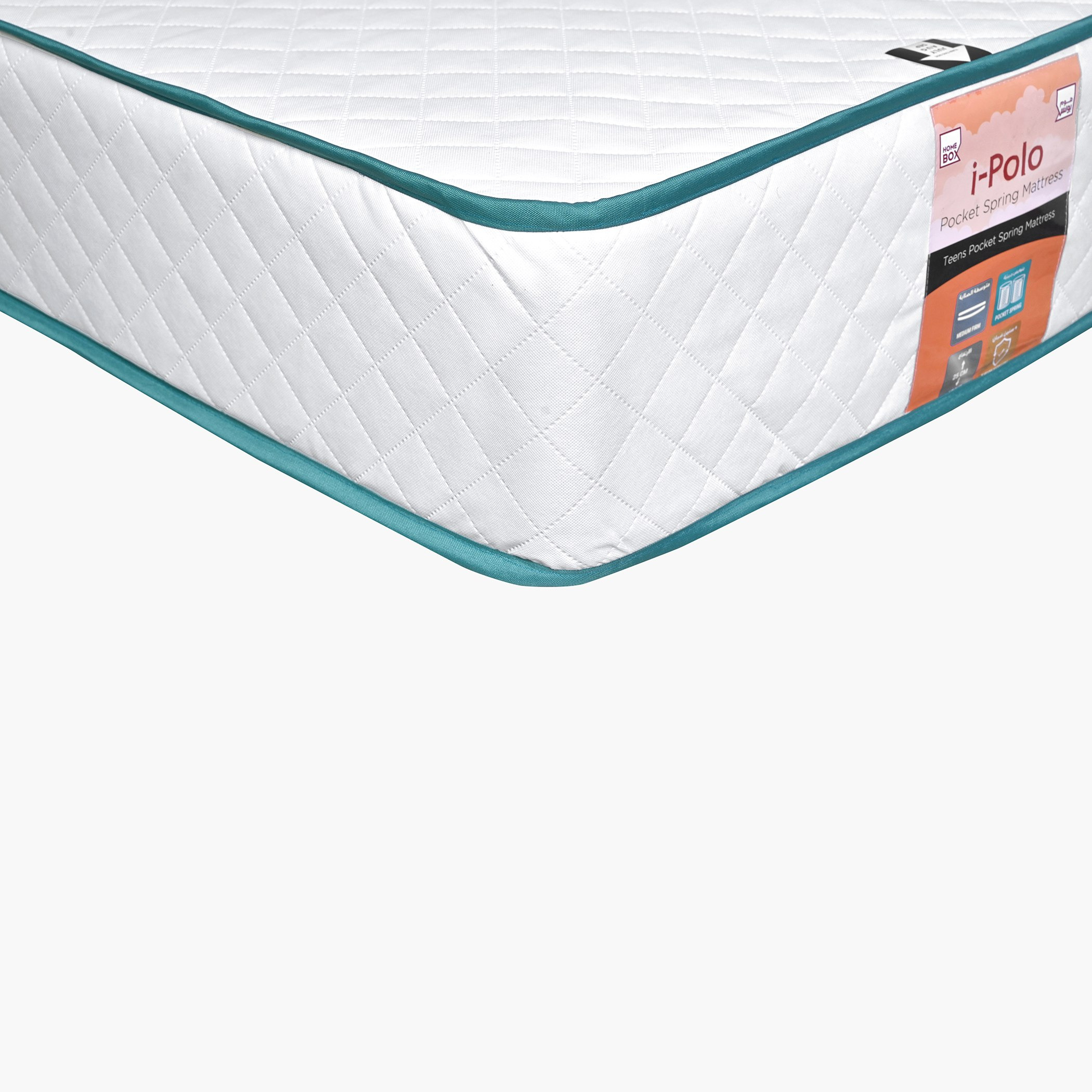 مرتبة فردية بنوابض جيبية للأطفال من سليب إيز آي بولو - 90x190x25 سم-hbxfurniture-bedroom-mattresses-single-image-4