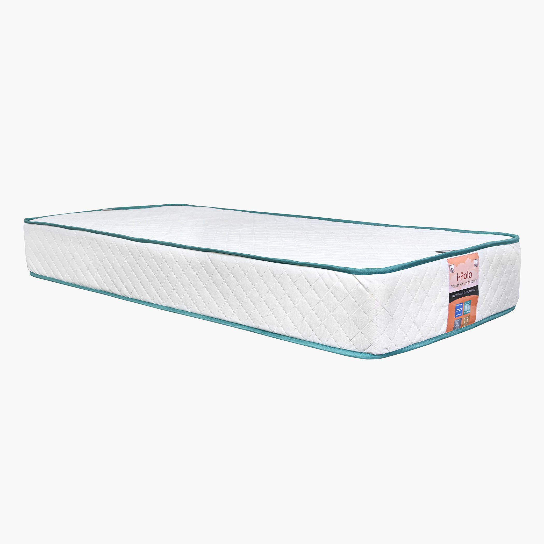 مرتبة فردية بنوابض جيبية للأطفال من سليب إيز آي بولو - 90x190x25 سم-hbxfurniture-bedroom-mattresses-single-image-7