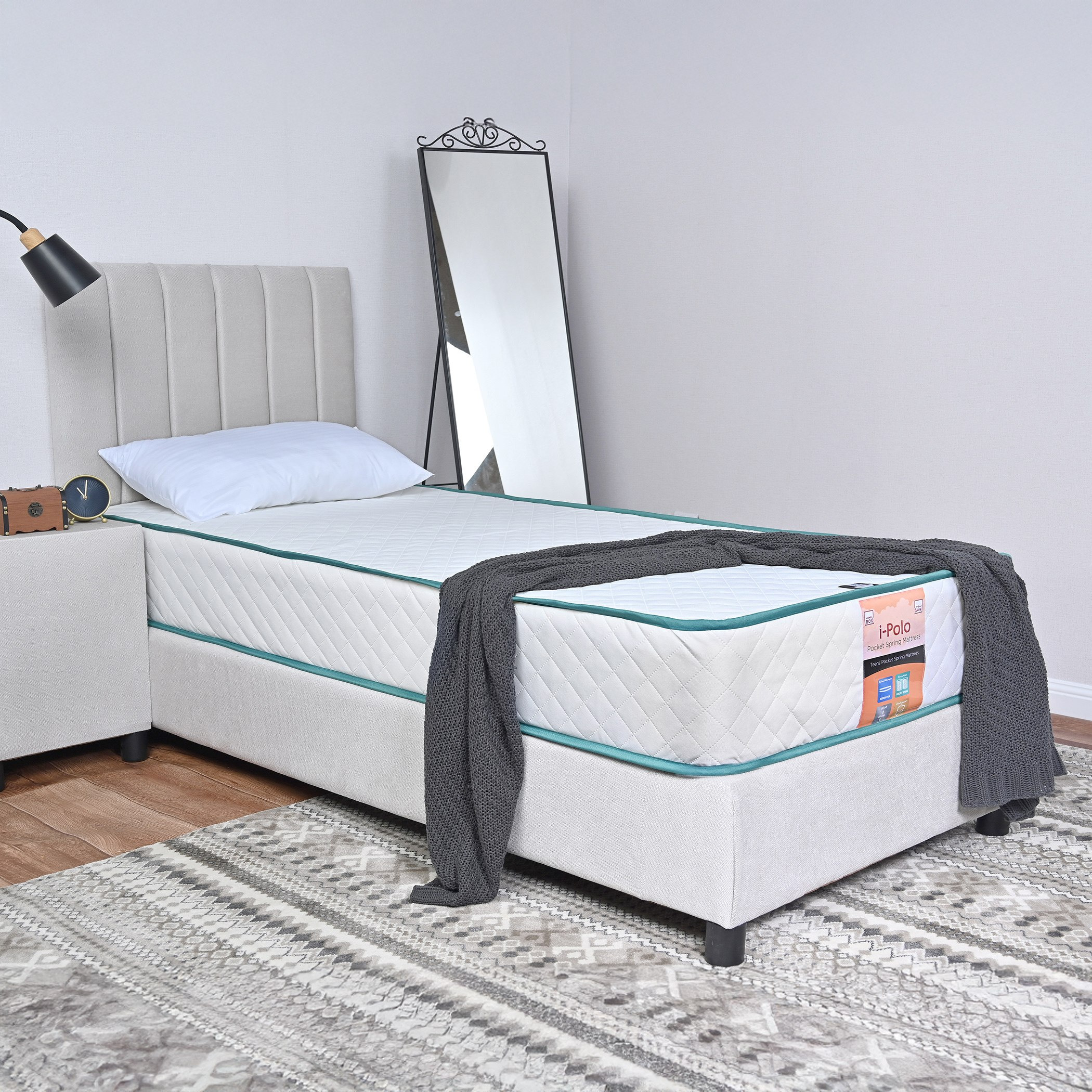 مرتبة فردية بنوابض جيبية للأطفال من سليب إيز آي بولو - 90x200x25 سم-hbxfurniture-bedroom-mattresses-single-image-6