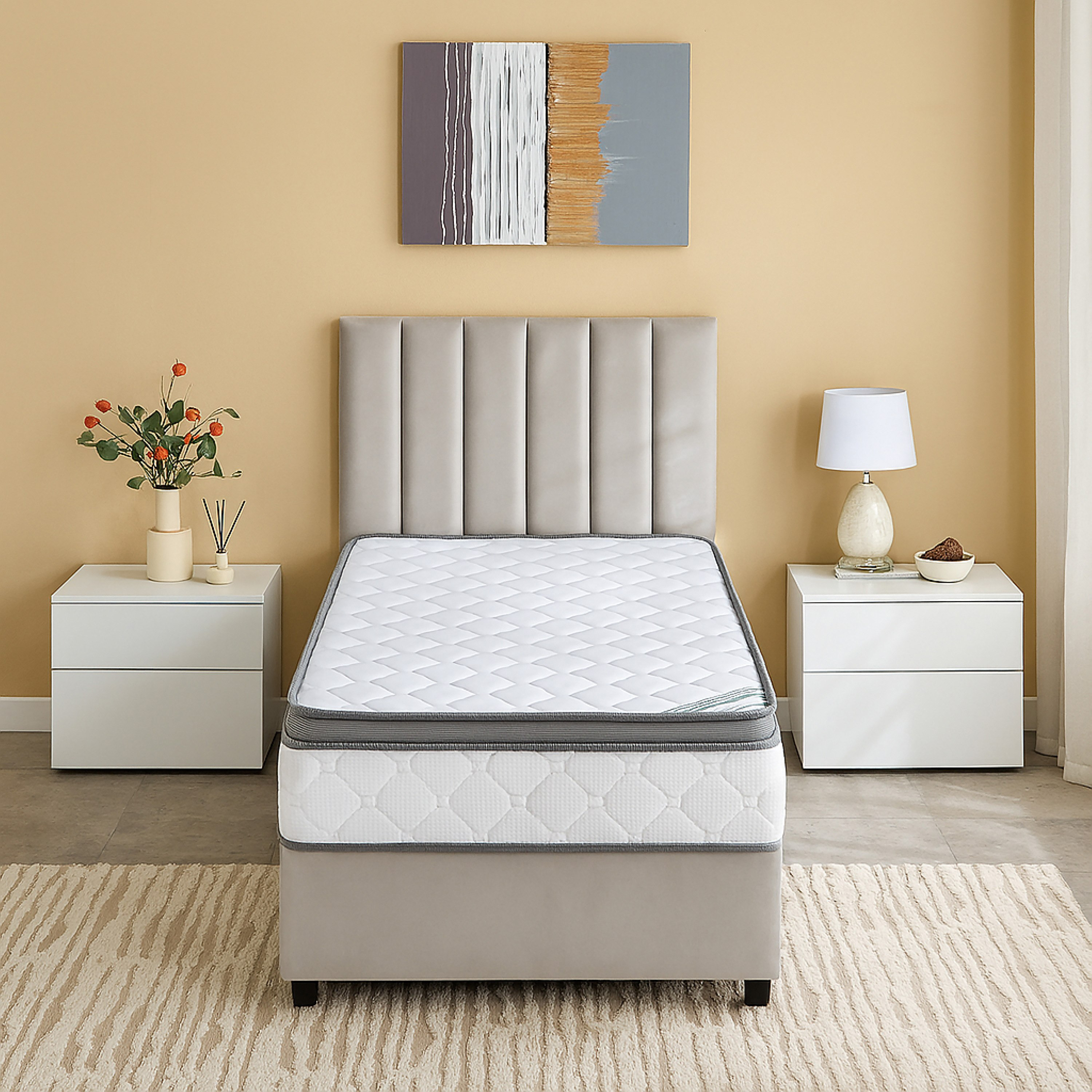 SleepNest iMedico Eurotop Medium Firm Rebonded Foam Single Mattress - 90x190x23 cm-PROMO_HB_KSA_HBX10_190925-image-2