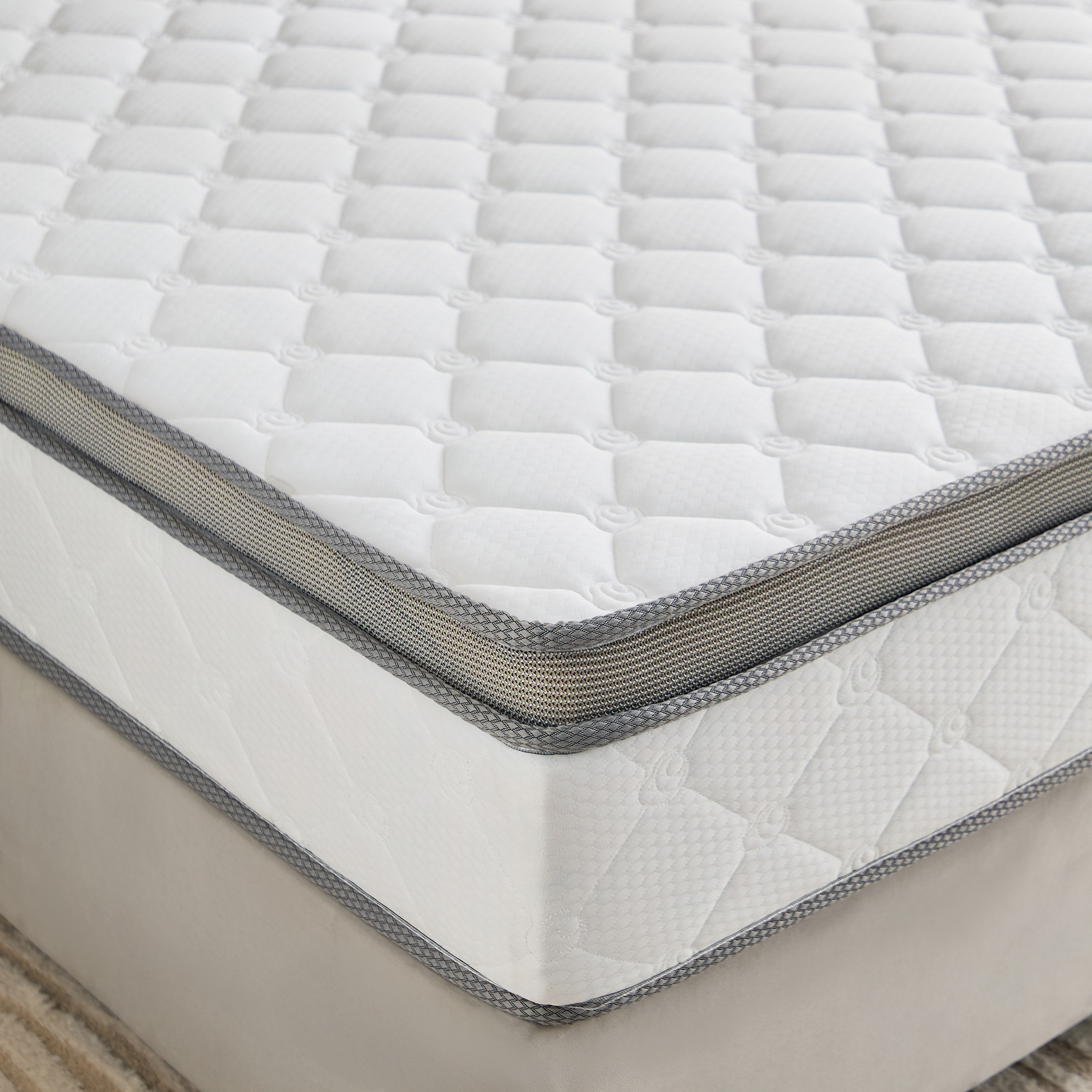 SleepNest iMedico Eurotop Medium Firm Rebonded Foam Single Mattress - 90x190x23 cm-PROMO_HB_KSA_HBX10_190925-image-4