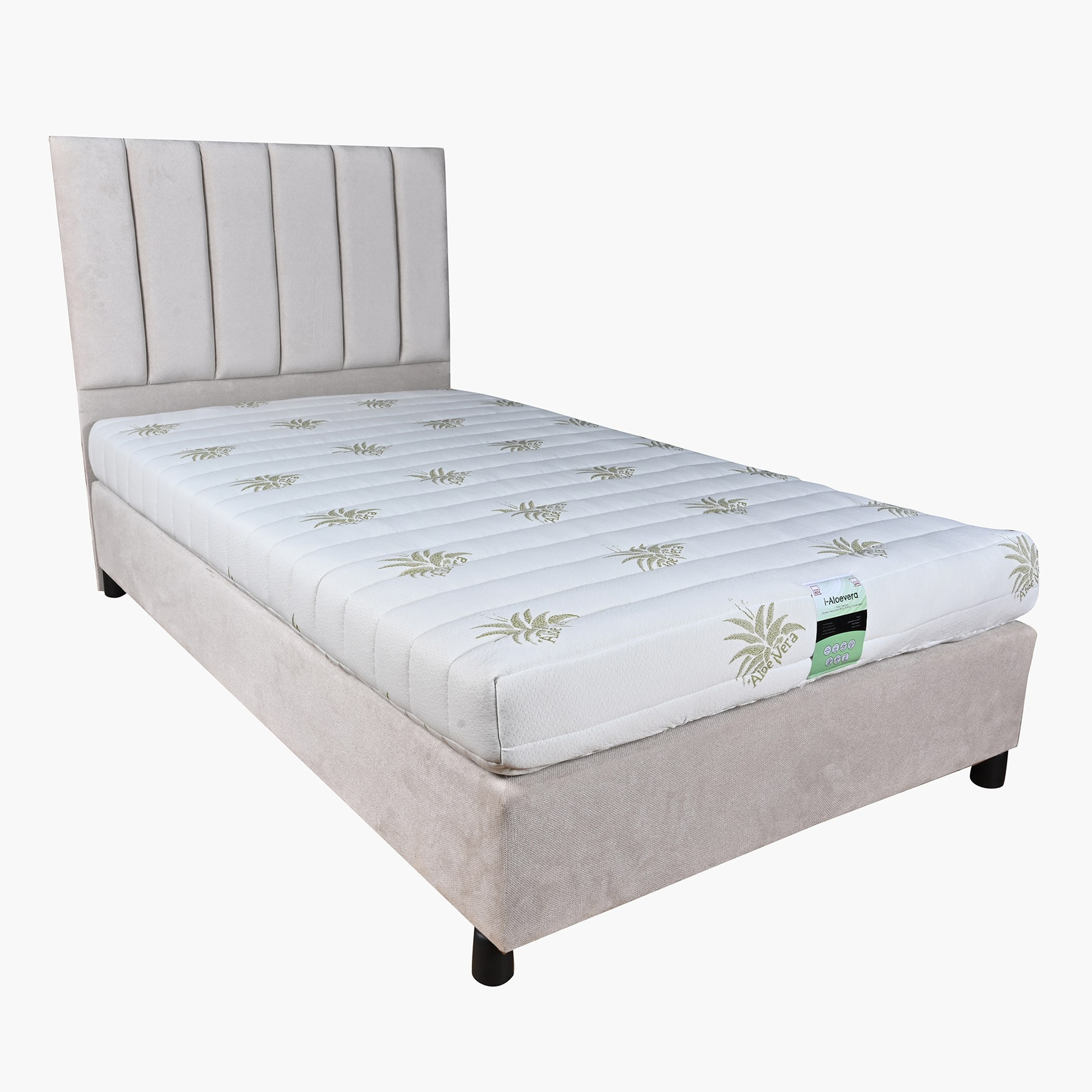 مرتبة فردية إسفنج وقماش للأطفال من سليب إيز آي ألوفيرا - 90x190x16 سم-hbxfurniture-bedroom-mattresses-single-image-2