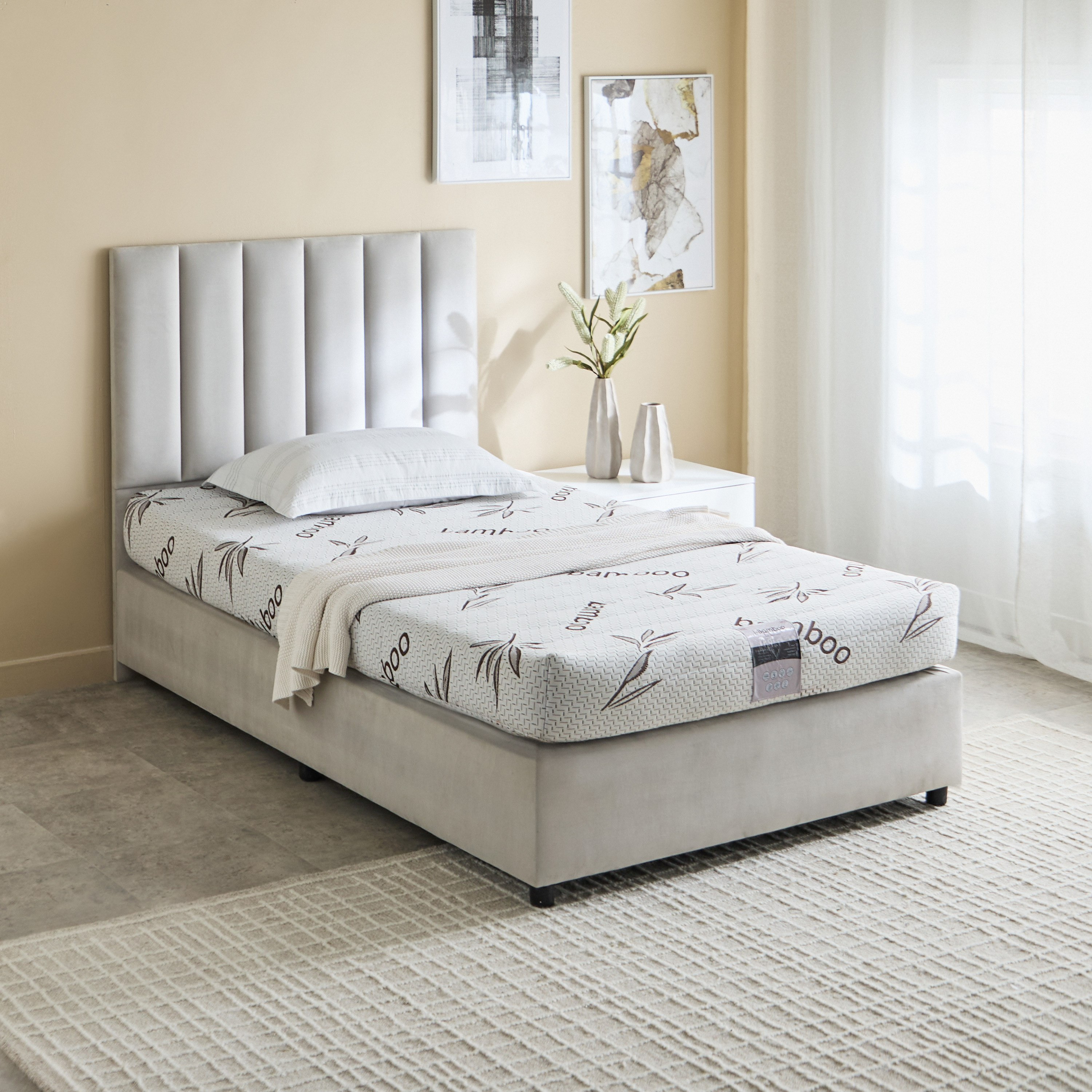مرتبة فردية إسفنج وقماش للأطفال من سليب إيز آي بامبو - 90x190x20 سم-hbxfurniture-bedroom-mattresses-single-image-6