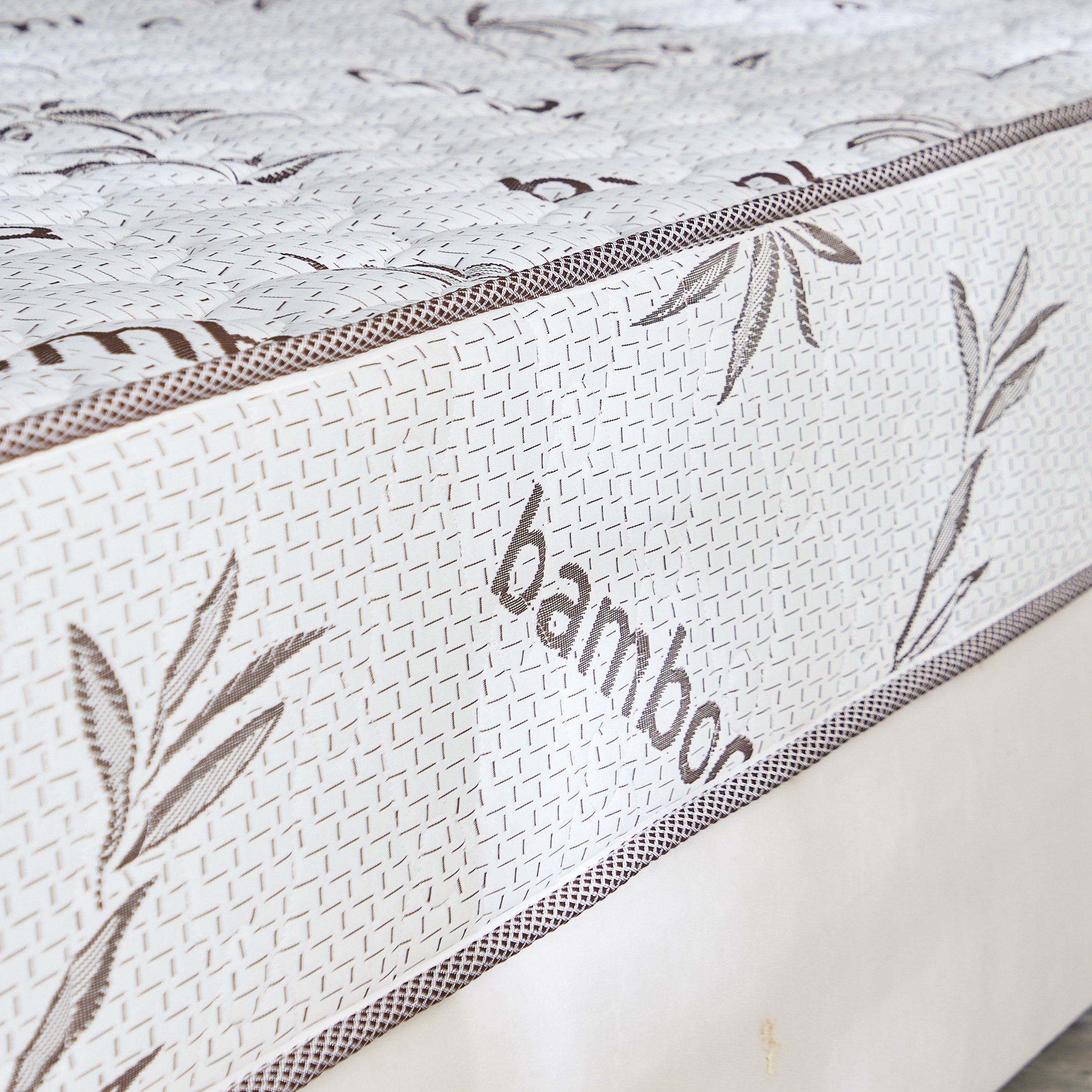 SleepNest iBamboo Knitted Breathable Fabric Medium Firm Pocket Spring Mattress - 200x200x25 cm-hbxfurniture-mattresses-superking-image-7
